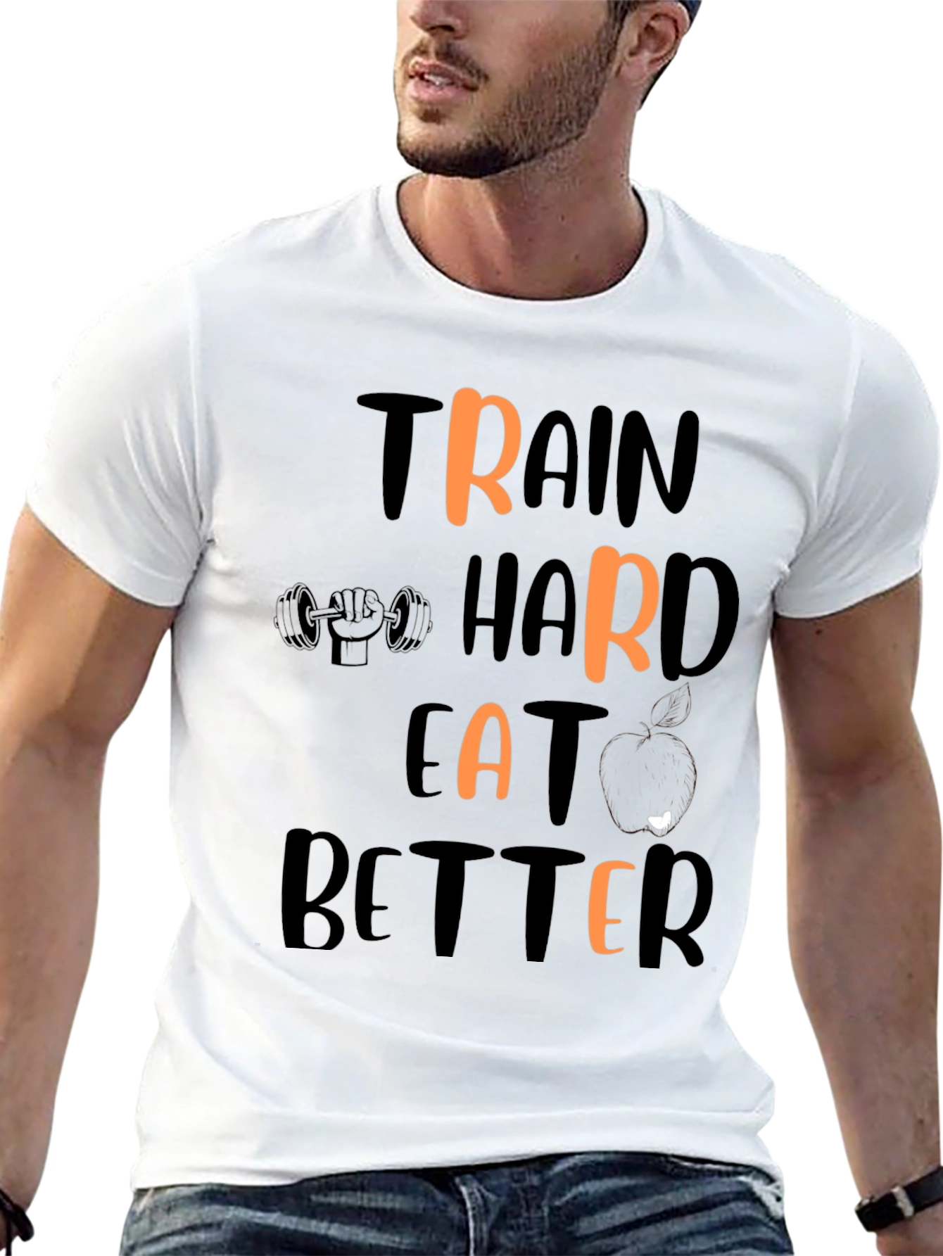 Train Hard Eat Better Graphic Tee