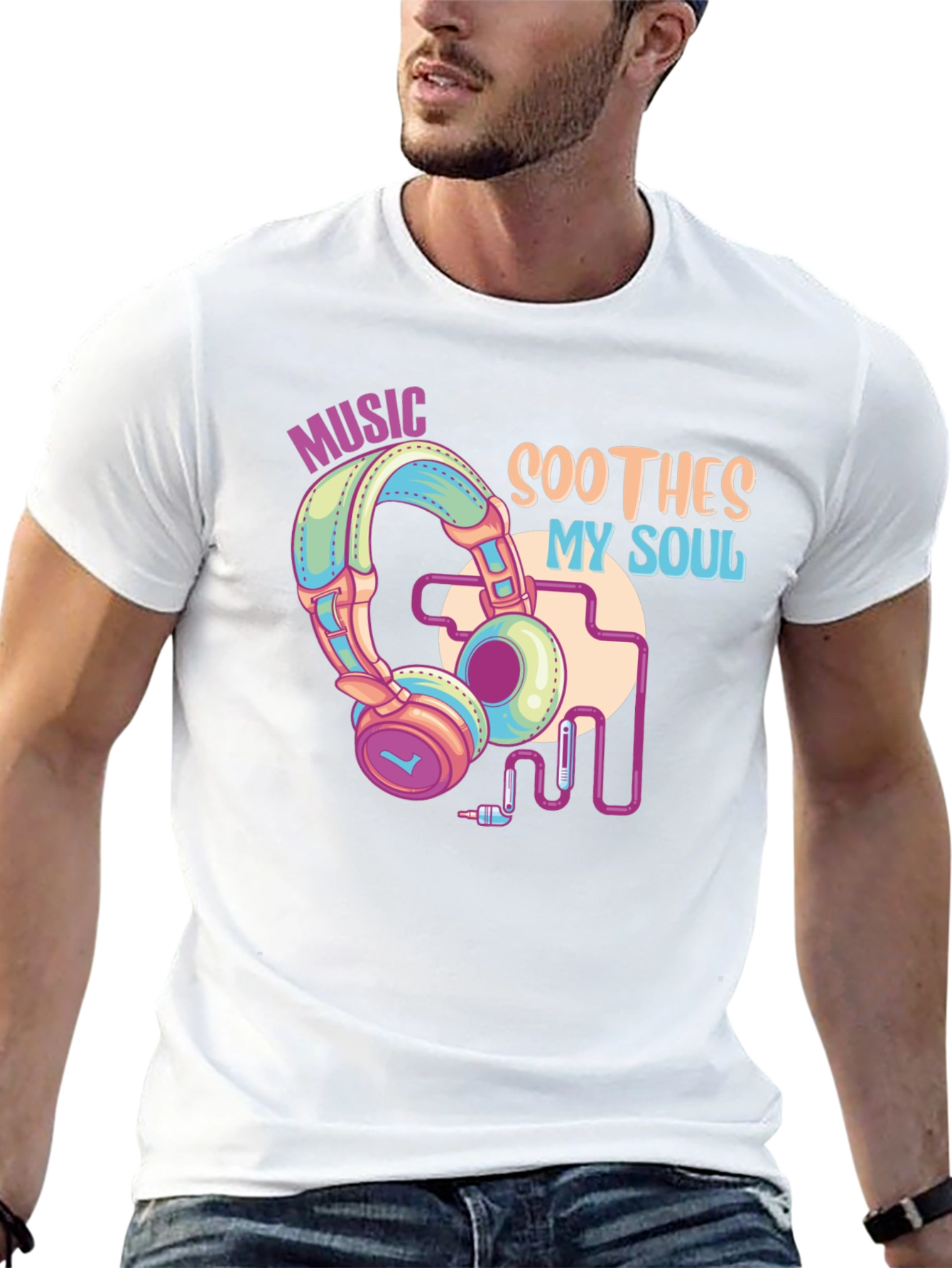 Music Soothes My Soul Graphic Tee