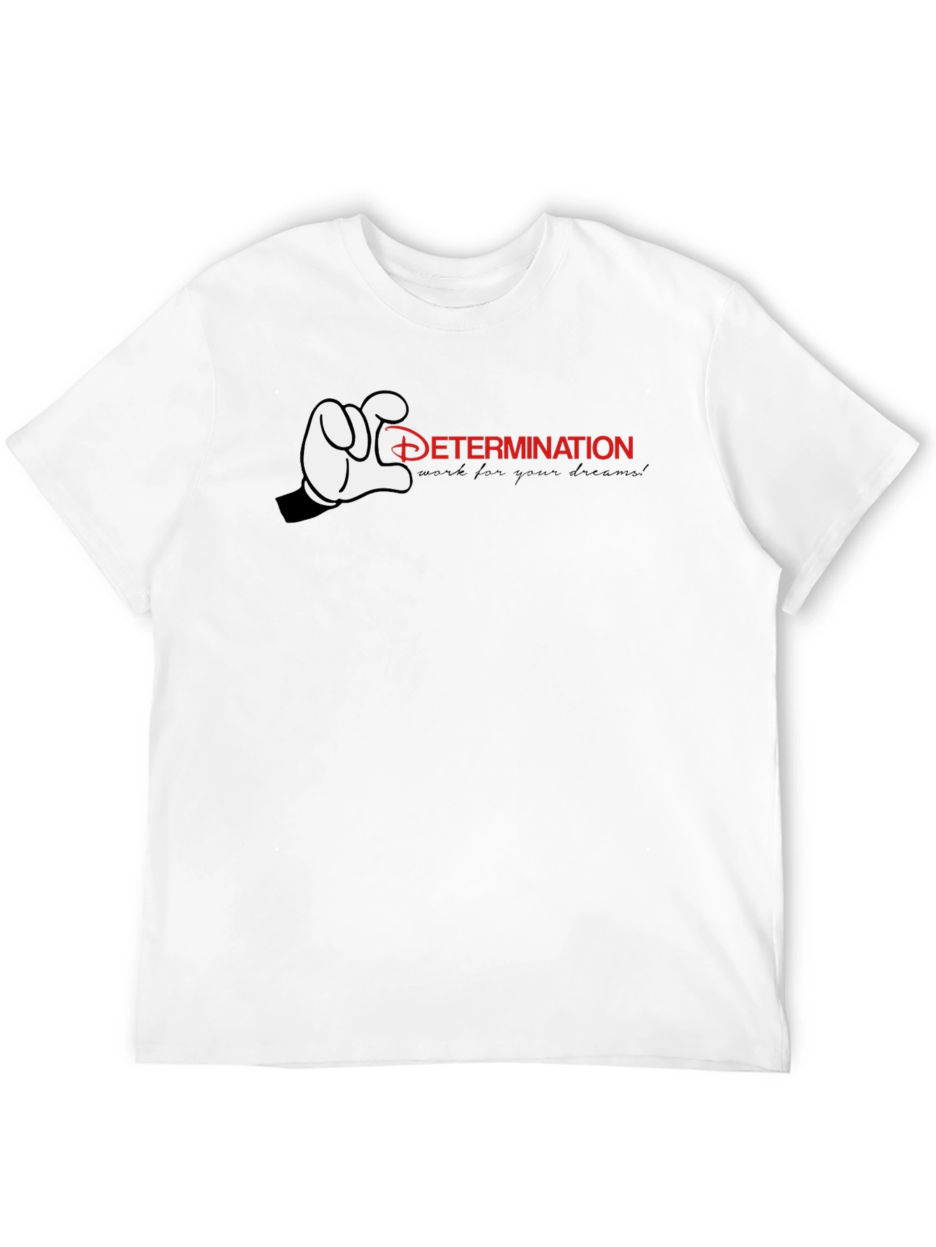Determination Graphic Tee - Disney Inspired Black T-Shirt