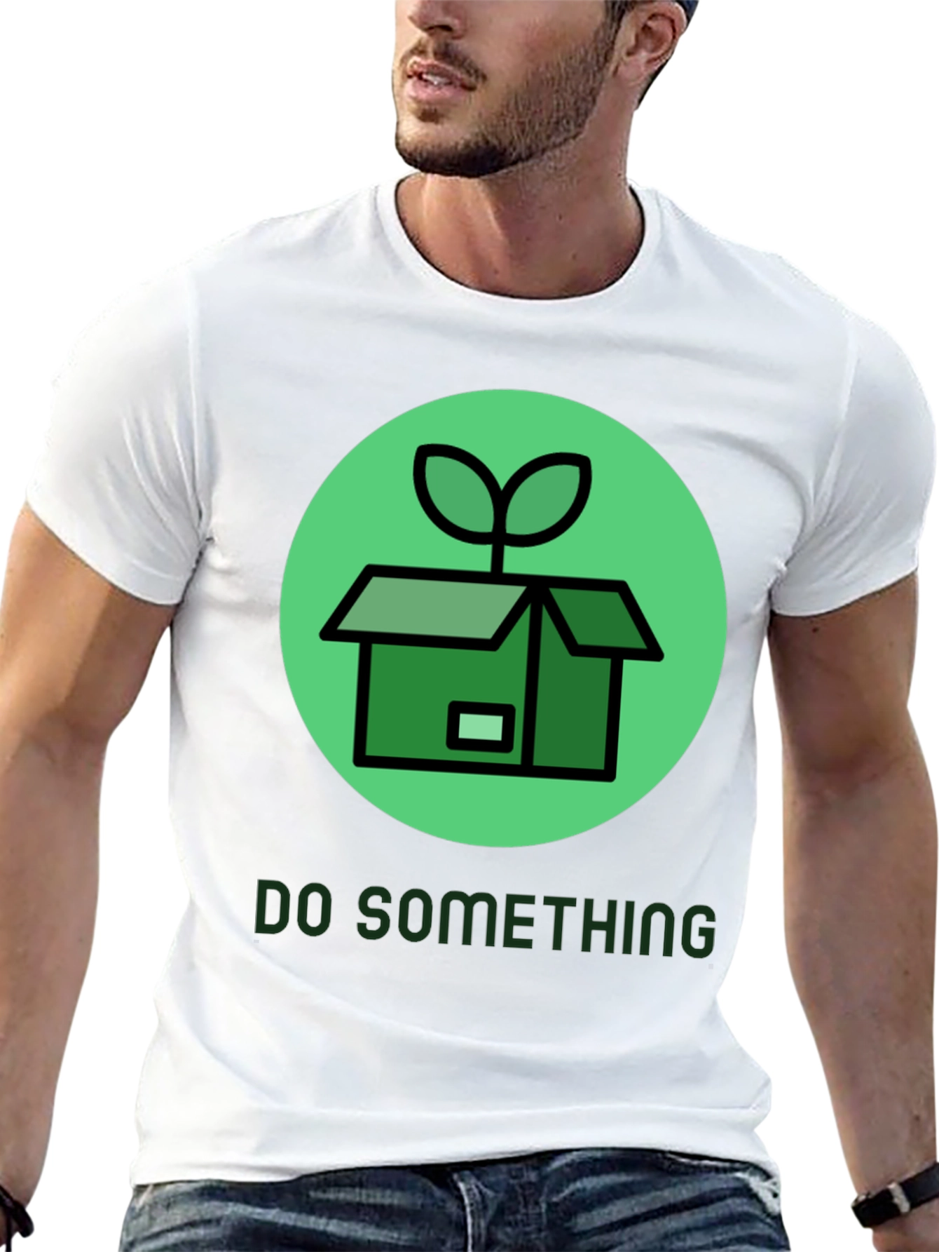 Eco-Friendly Do Something Graphic Tee