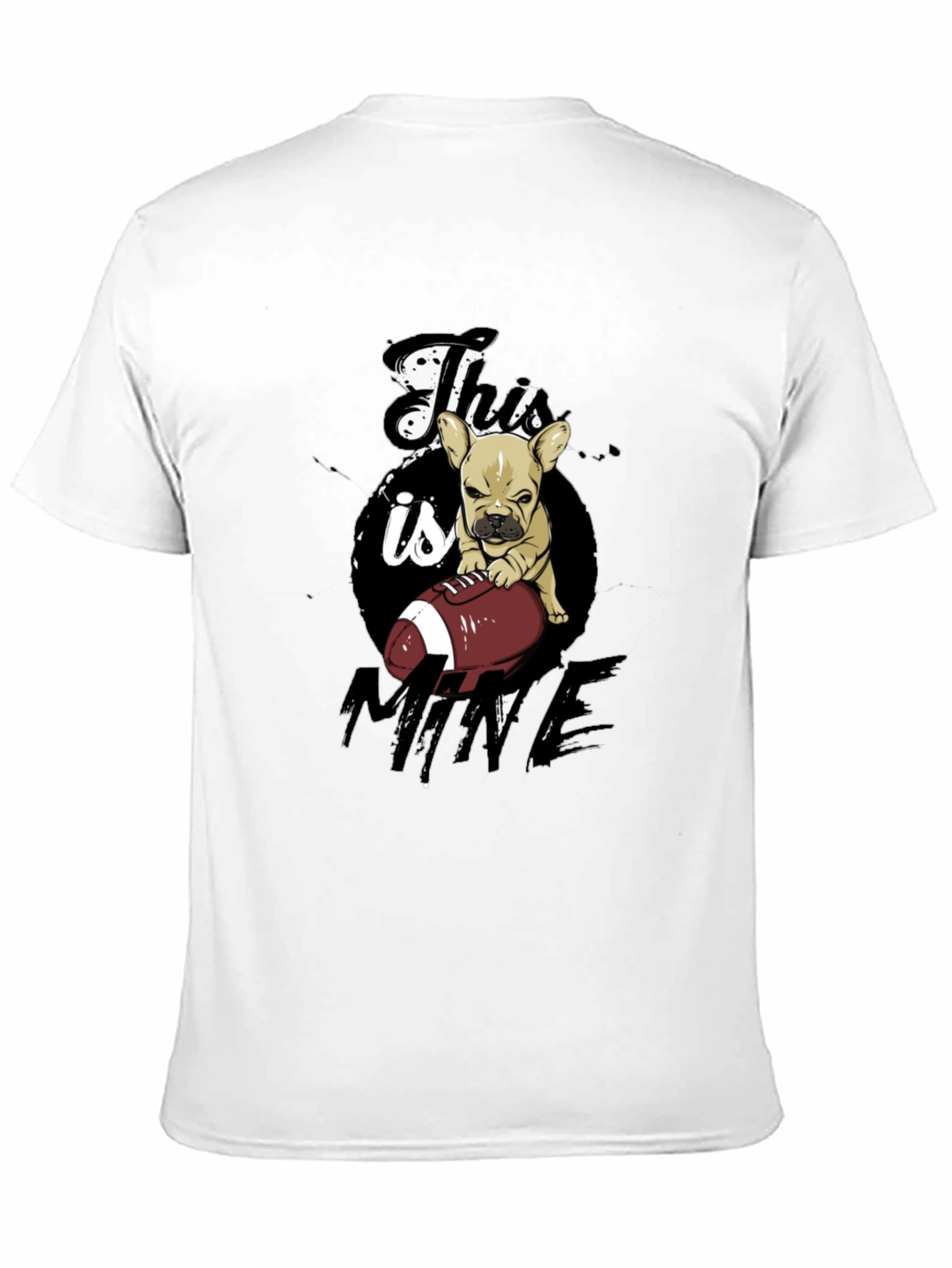 Bulldog Football T-Shirt - This is Mine!