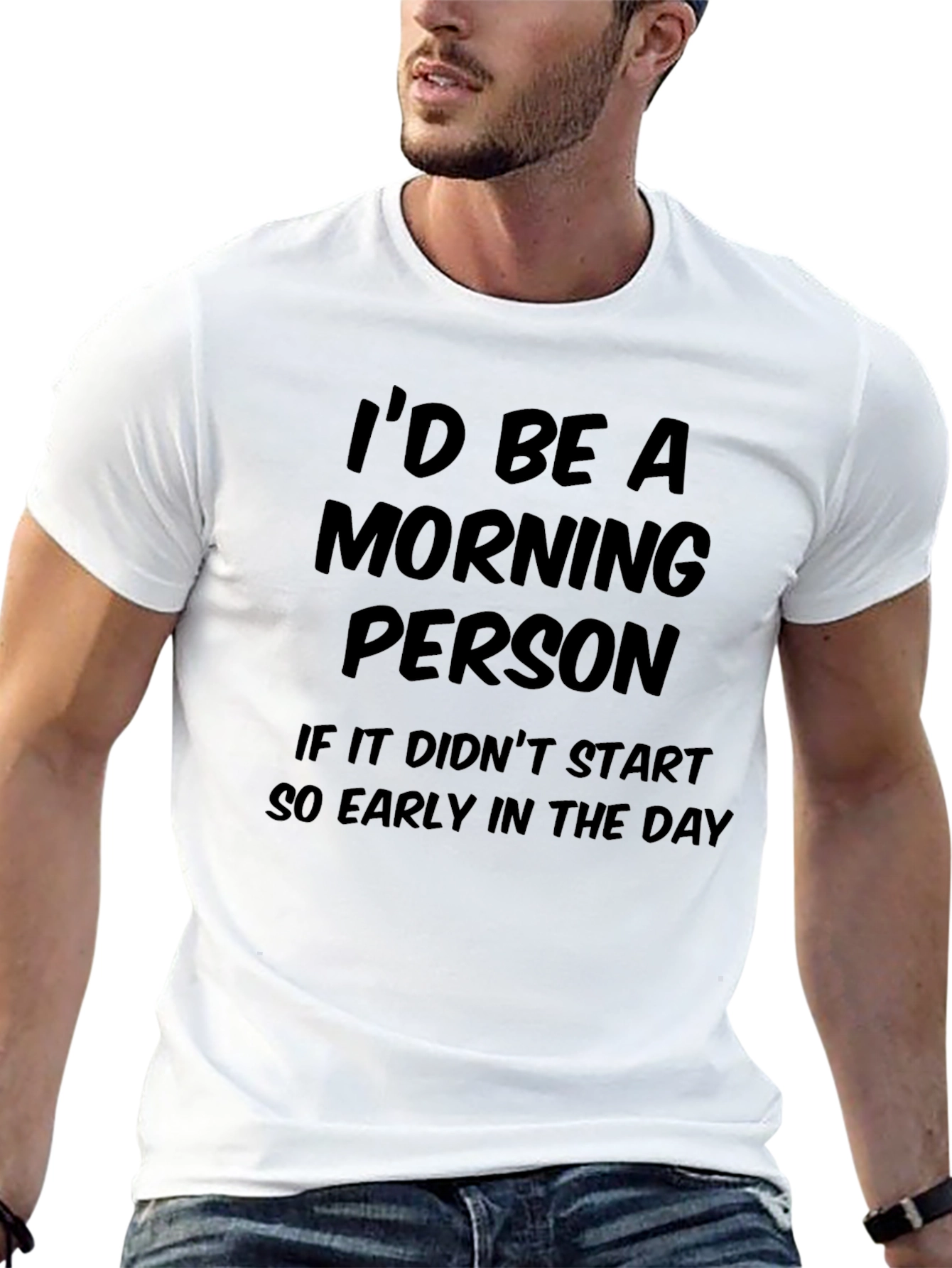 Id Be a Morning Person Graphic Tee
