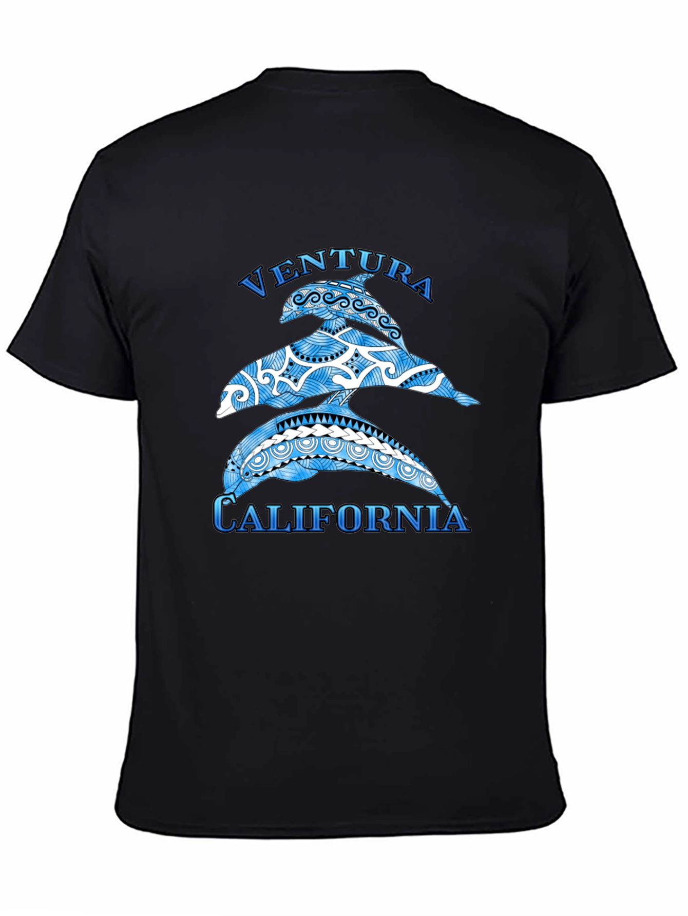 Ventura California Dolphin Graphic T-Shirt