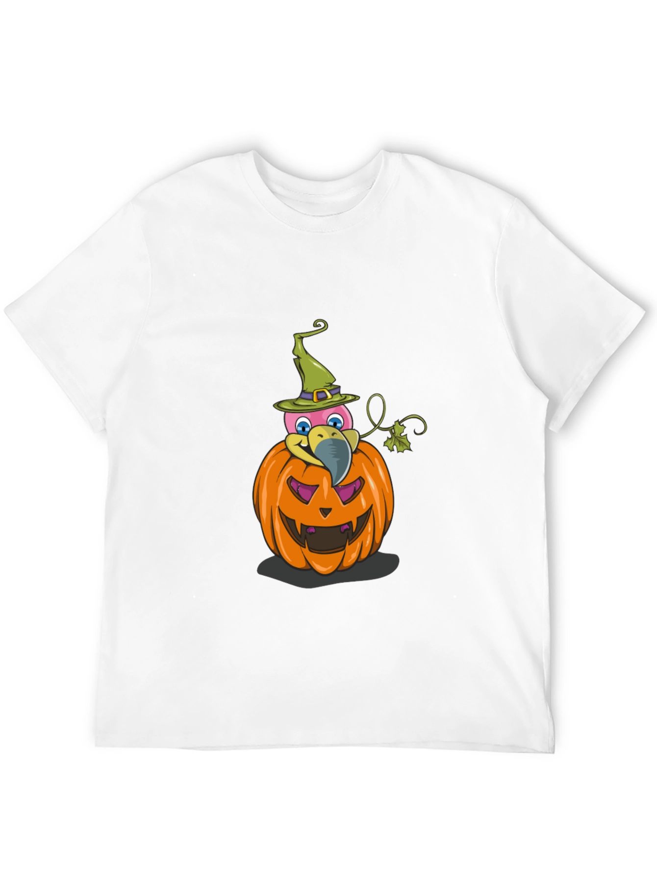 Halloween Flamingo Pumpkin T-Shirt