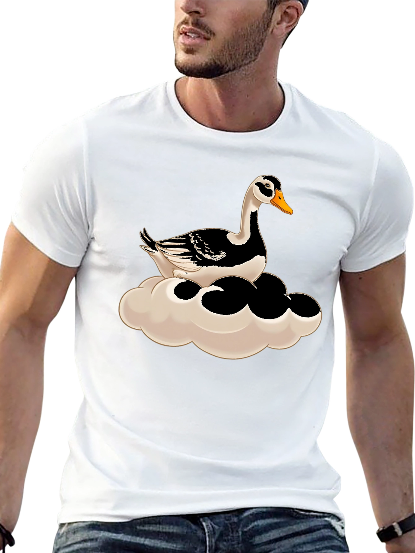 Duck on Cloud Graphic Tee - Unisex