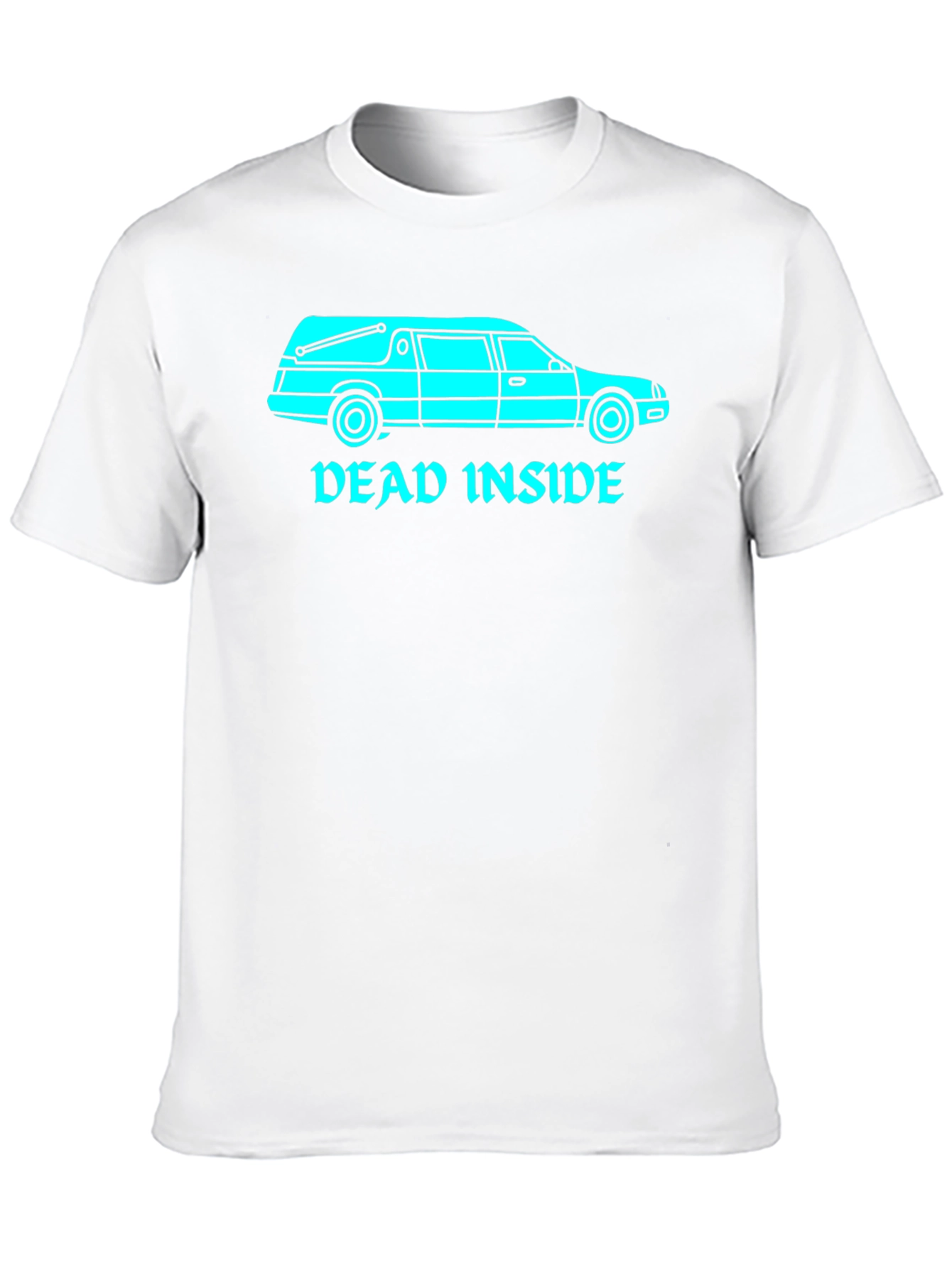 Dead Inside Hearse Graphic T-Shirt - Black