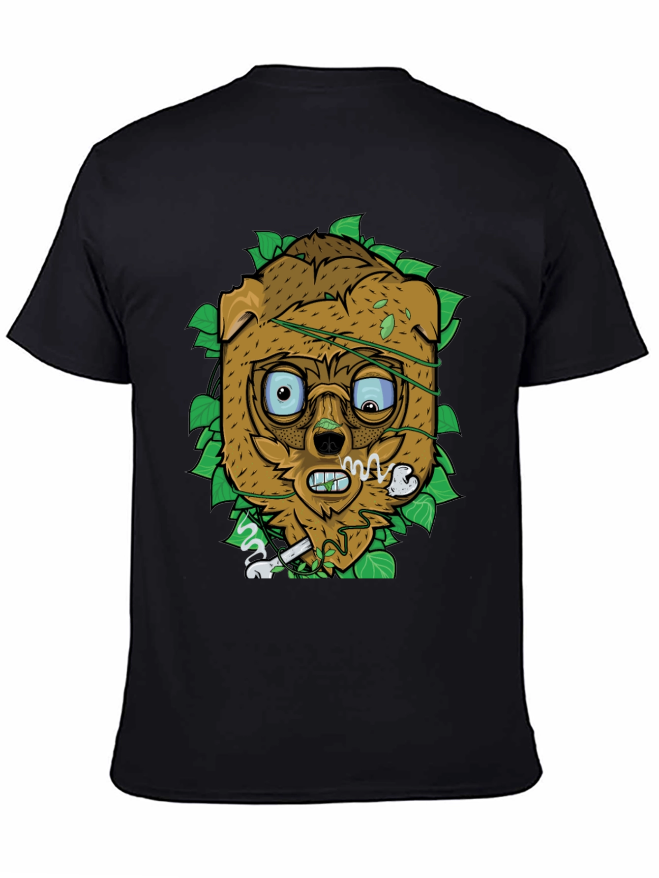 Cartoon Dog with Bone T-Shirt - Unique Graphic Tee