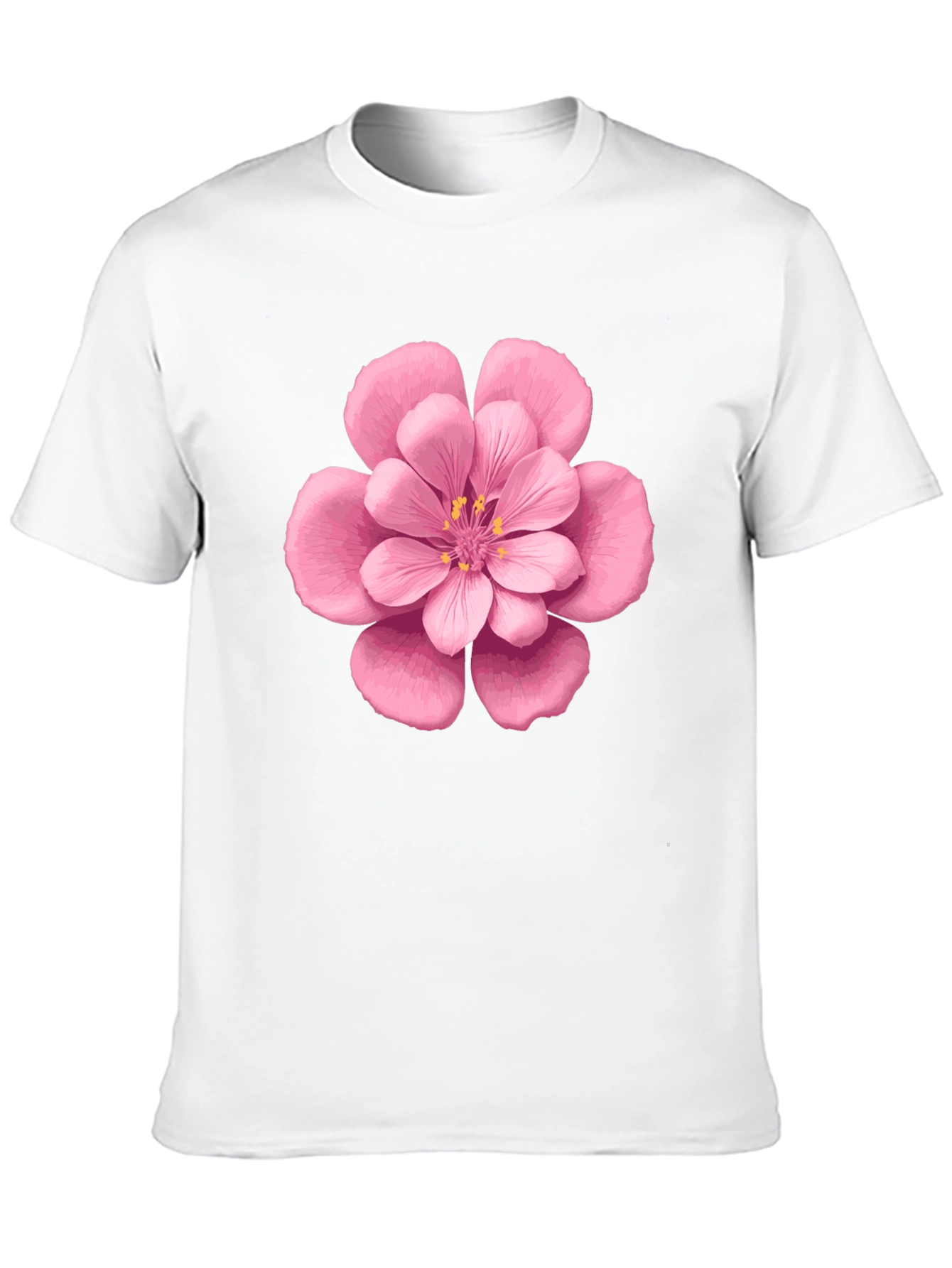 Floral Graphic Tee - Pink Blossom Print
