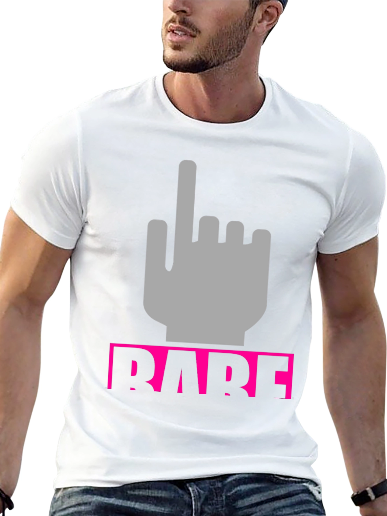 Babe Black Graphic Tee