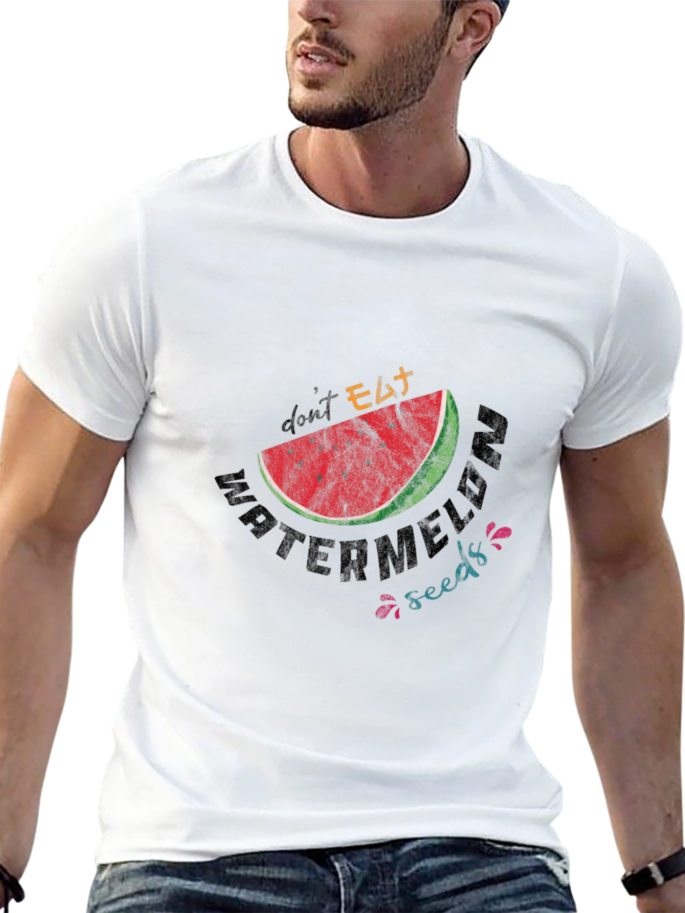 Dont Eat Watermelon Seeds Graphic Tee