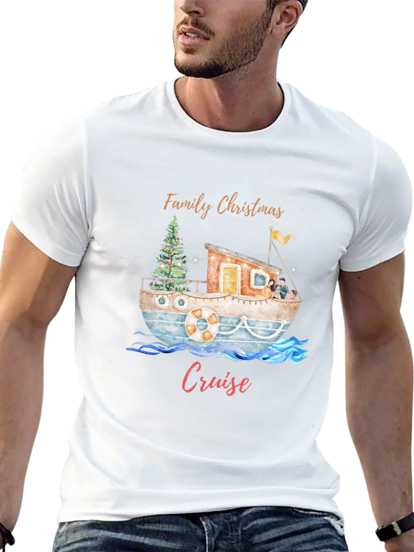Family Christmas Cruise Graphic Tee