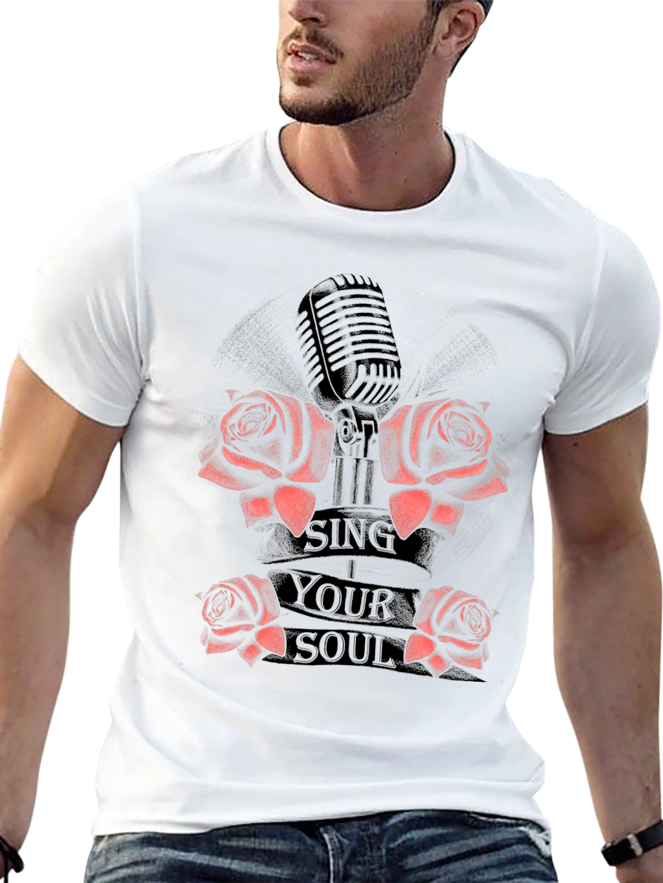 Sing Your Soul Graphic Tee - Black