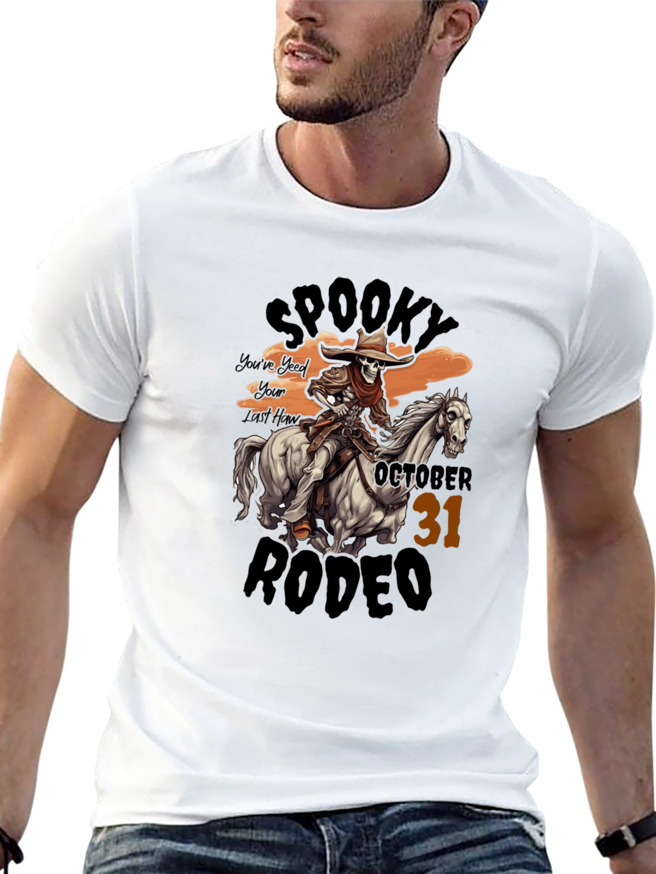 Spooky Rodeo Halloween T-Shirt