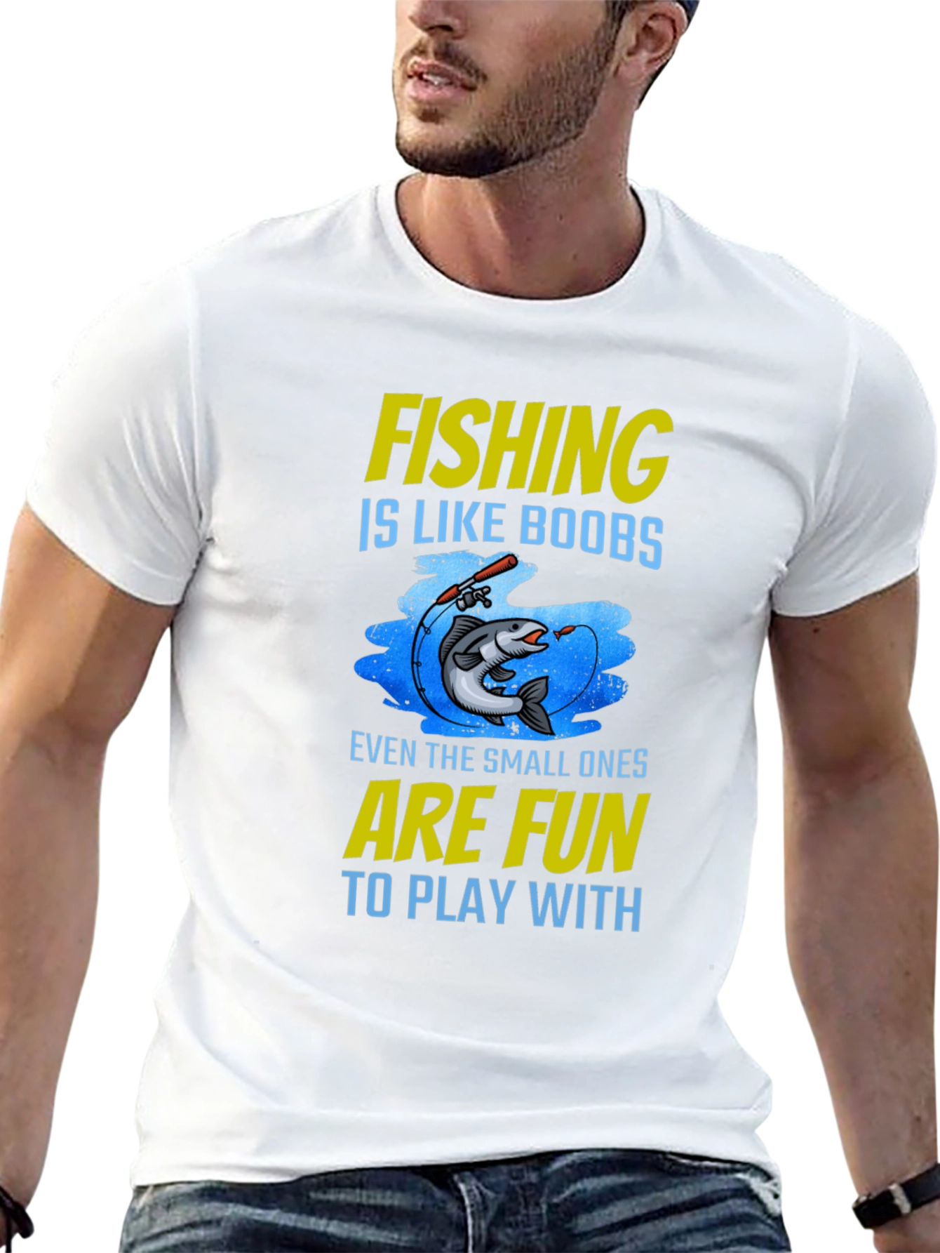 Fishing Like Boobs T-Shirt - Fun & Humorous