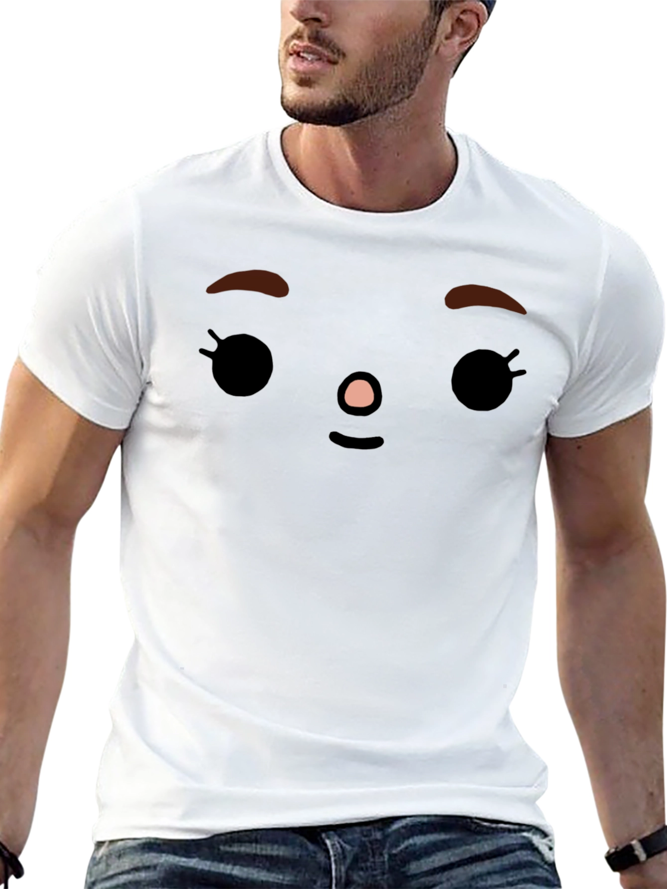 Toca Boca Face Graphic Black T-Shirt