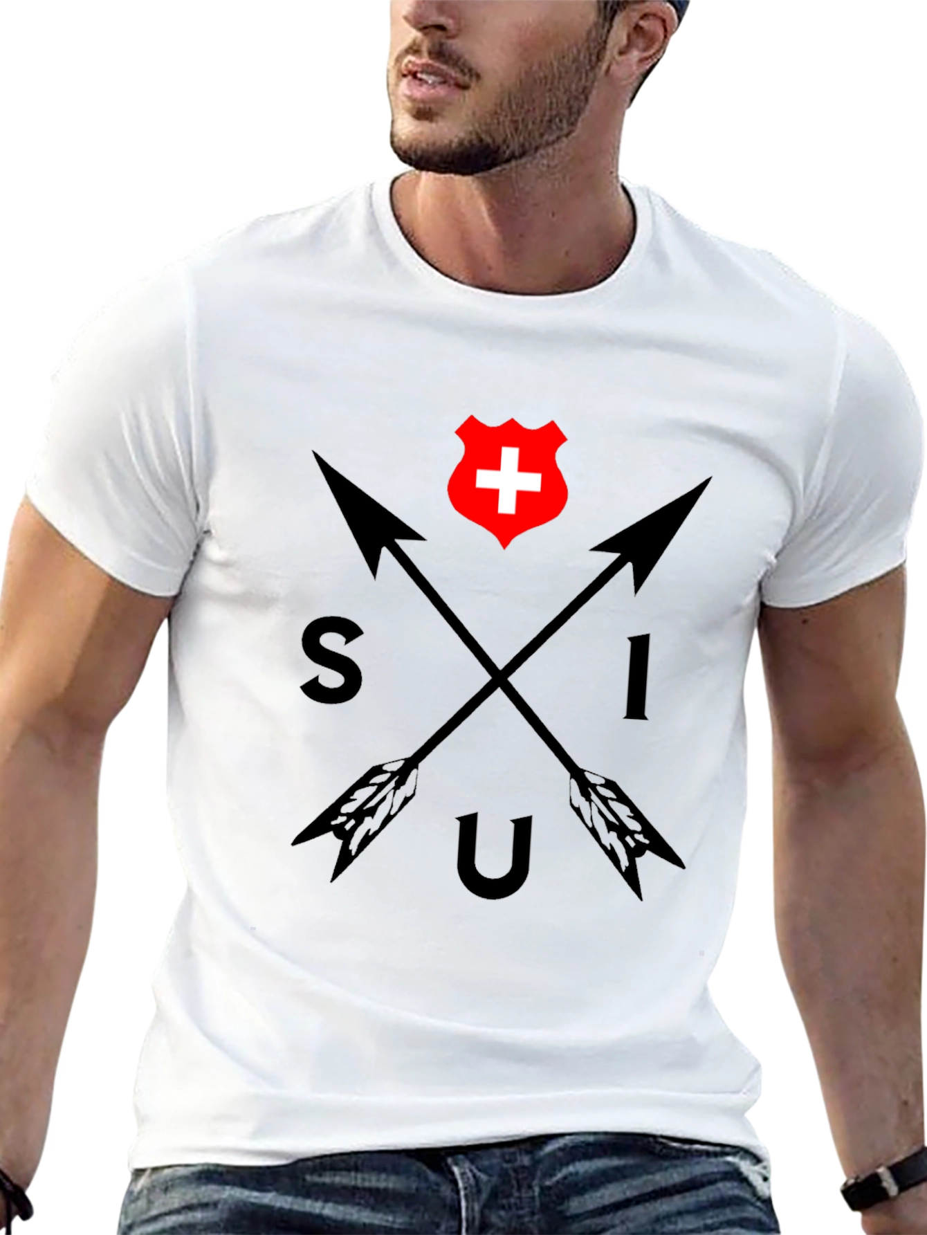 Switzerland Arrows Graphic Tee - SUI Design