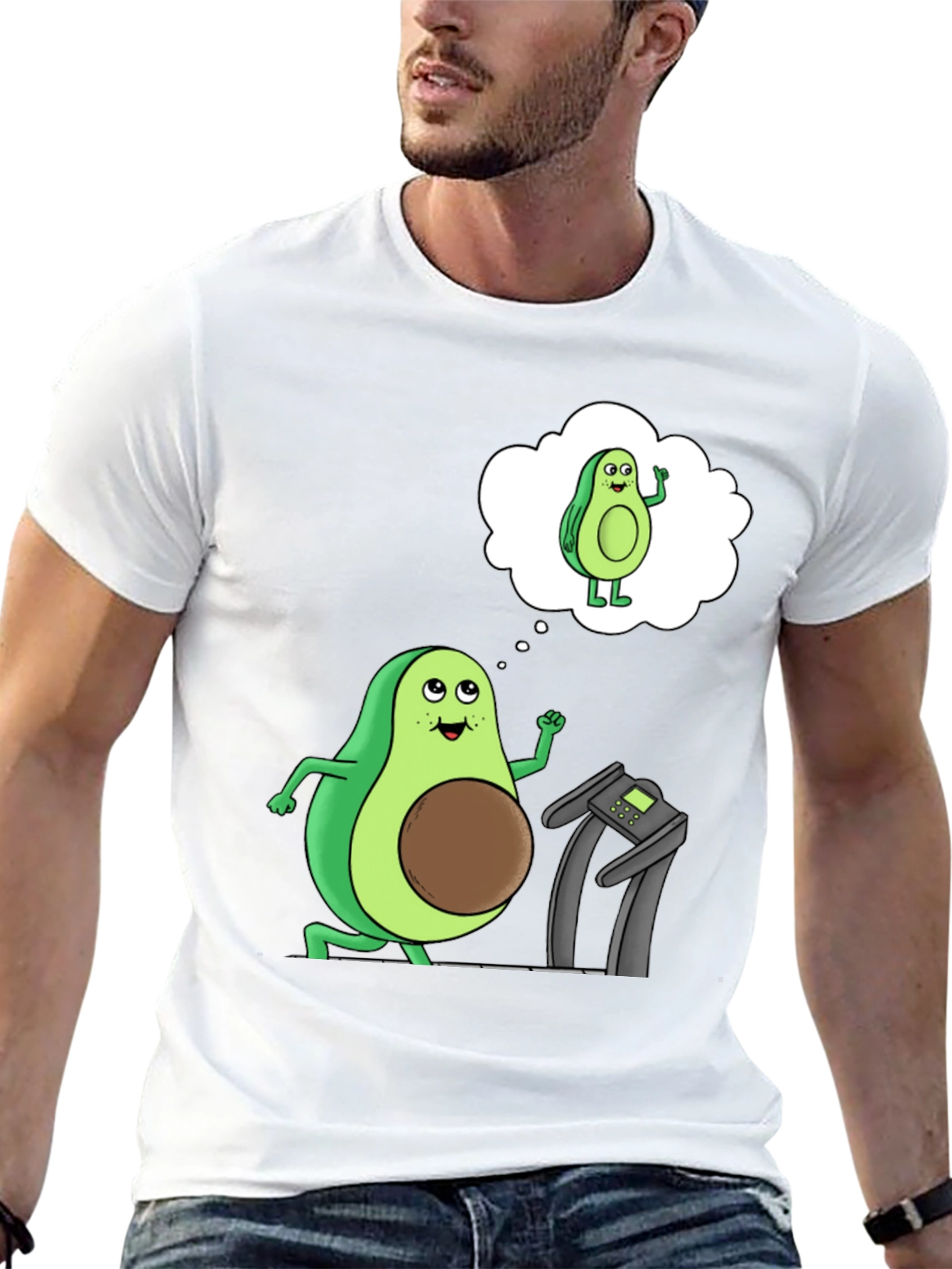 Avocado Gym Humor T-Shirt