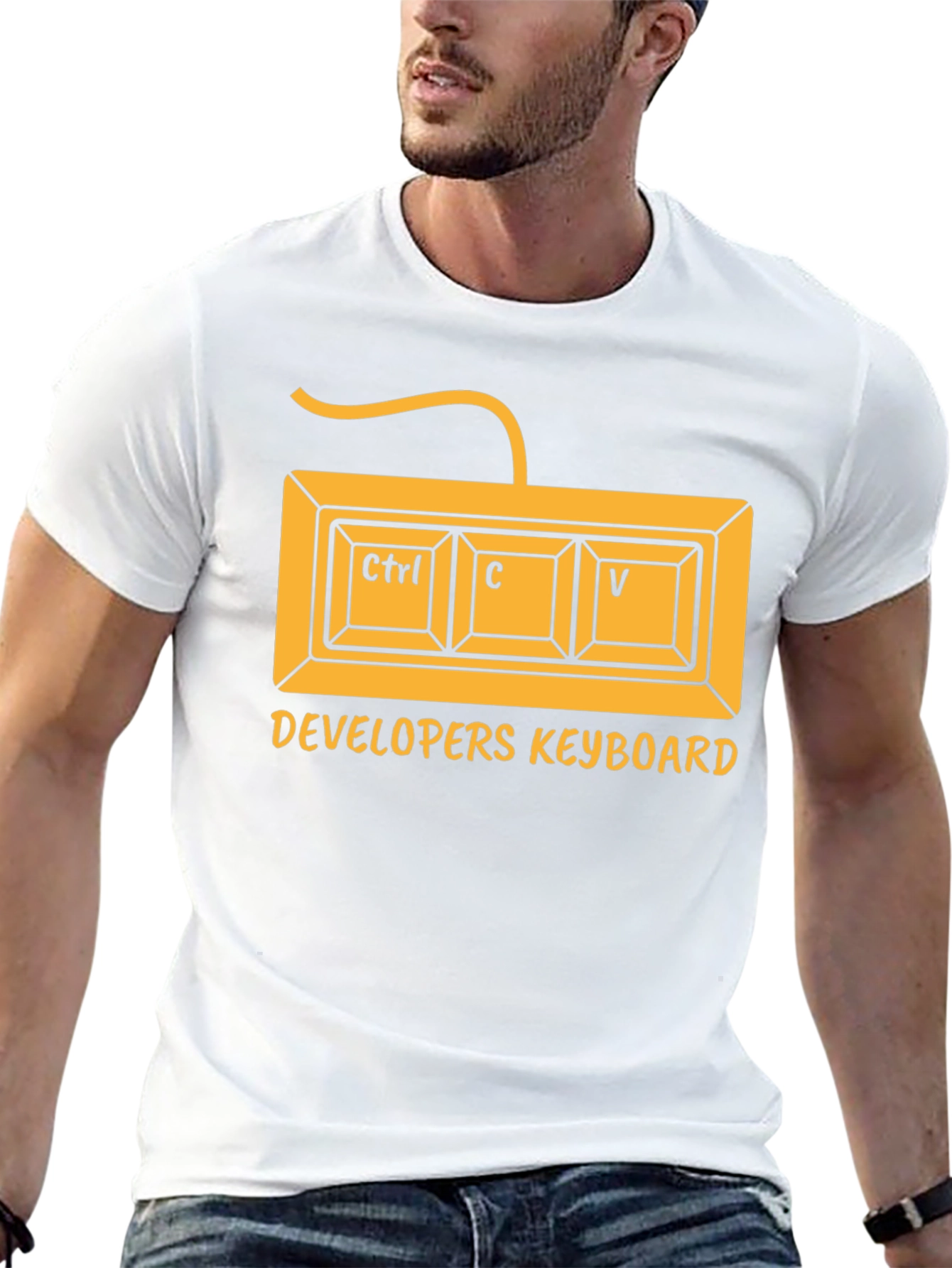 Developer Keyboard Ctrl C V T-Shirt