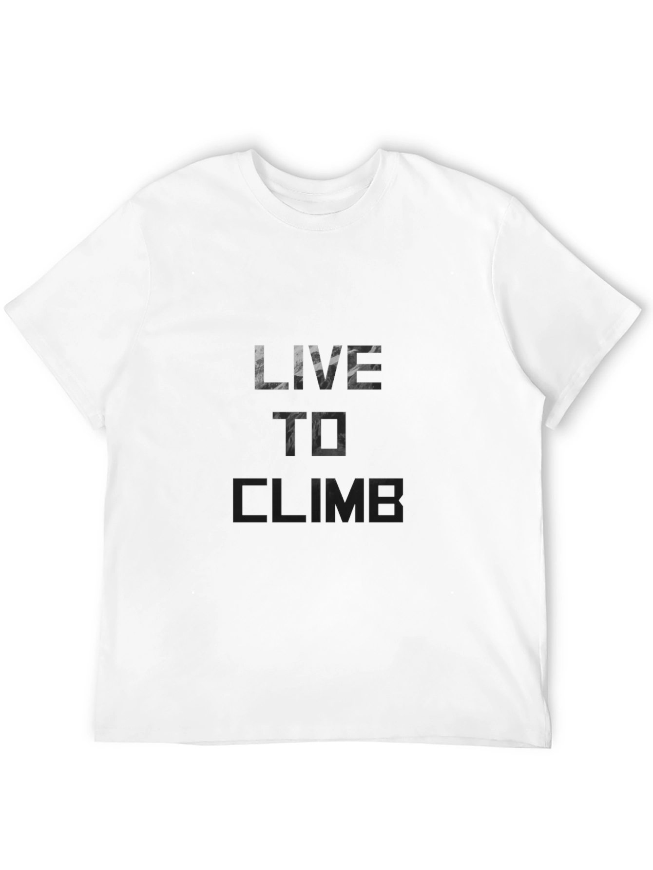Live to Climb Graphic Tee - Black