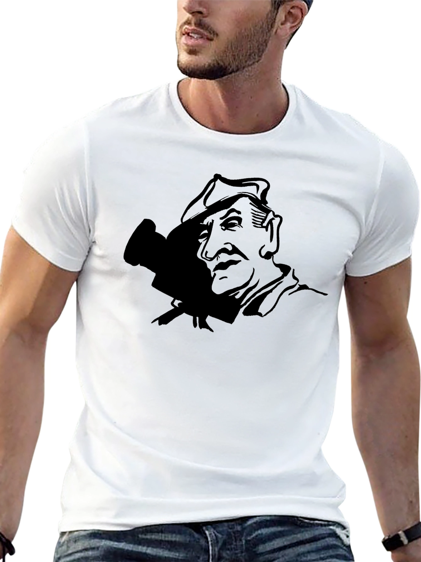 Retro Filmmaker Graphic Black T-Shirt