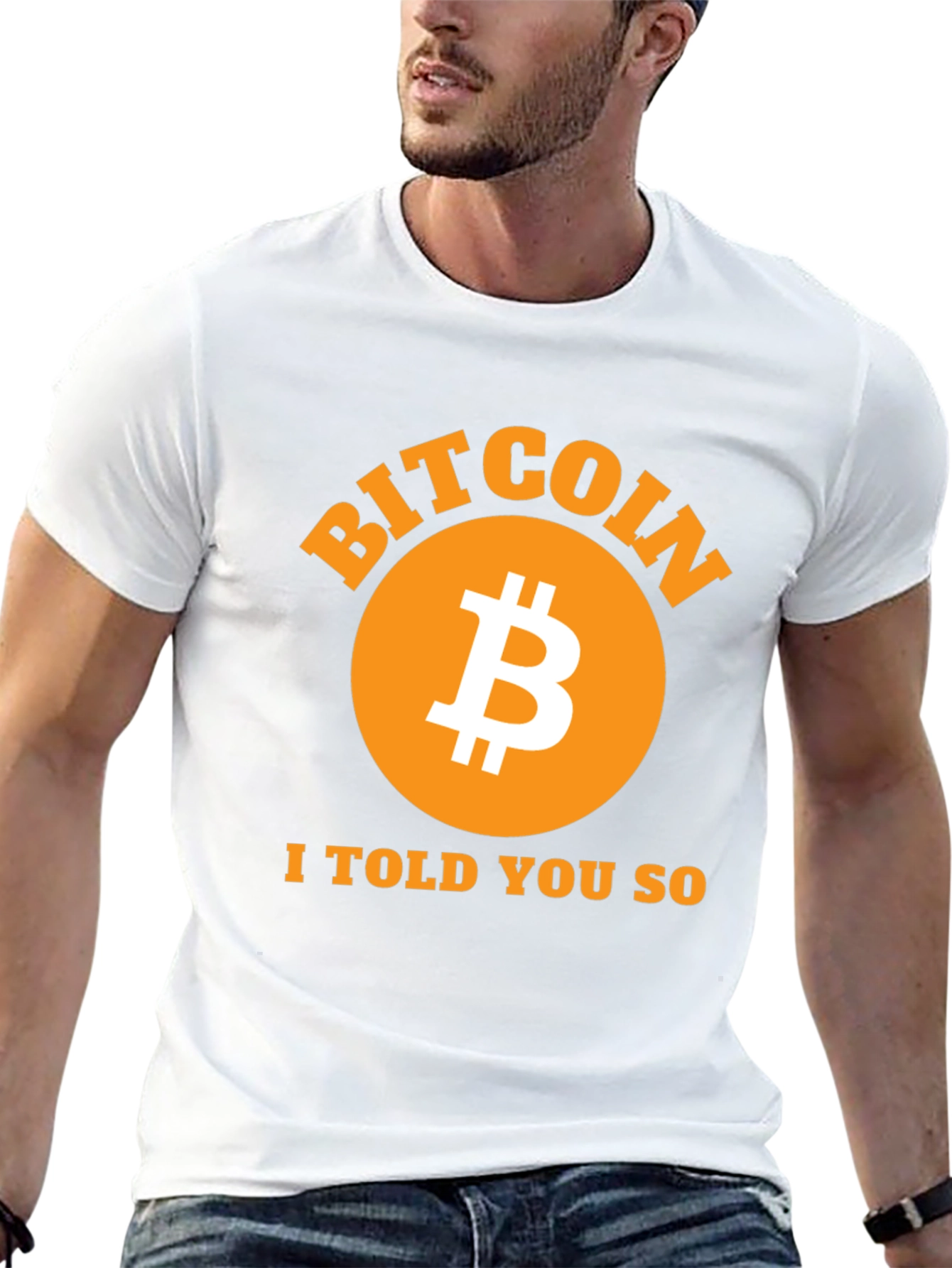 Bitcoin I Told You So Black T-Shirt Crypto Fashion