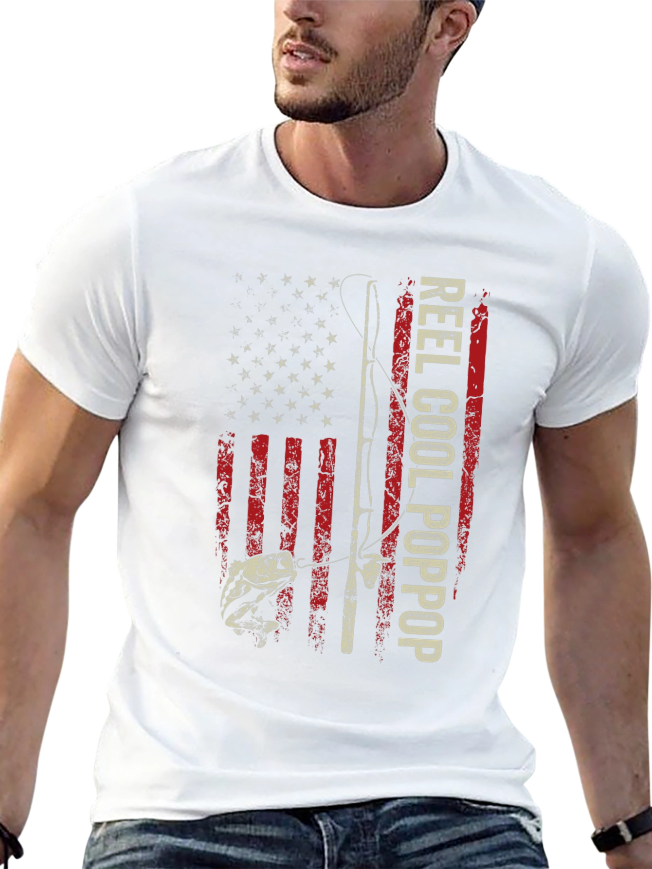 Reel Cool Poppop Fishing T-Shirt