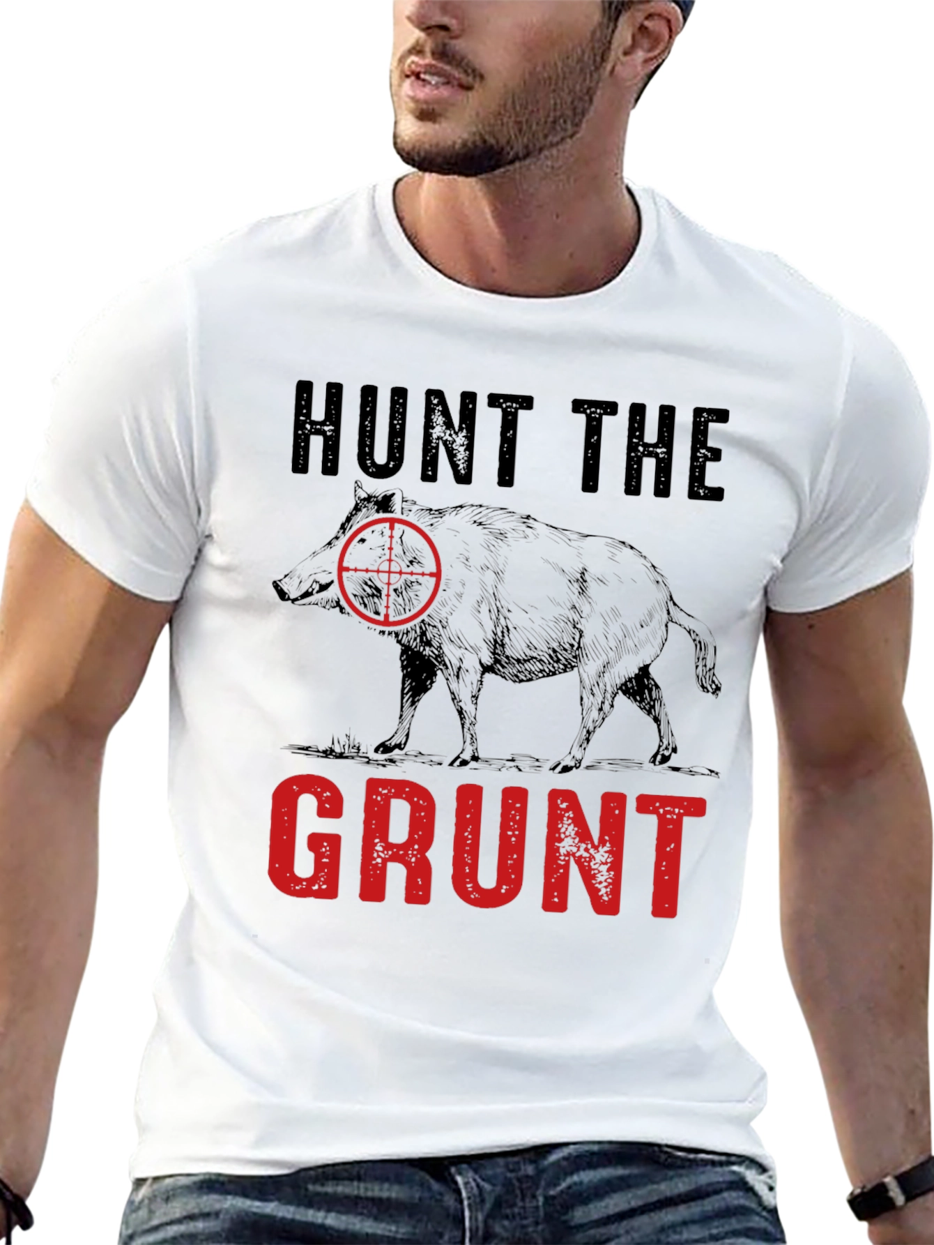 Hunt the Grunt T-Shirt - Hog Hunting Tee