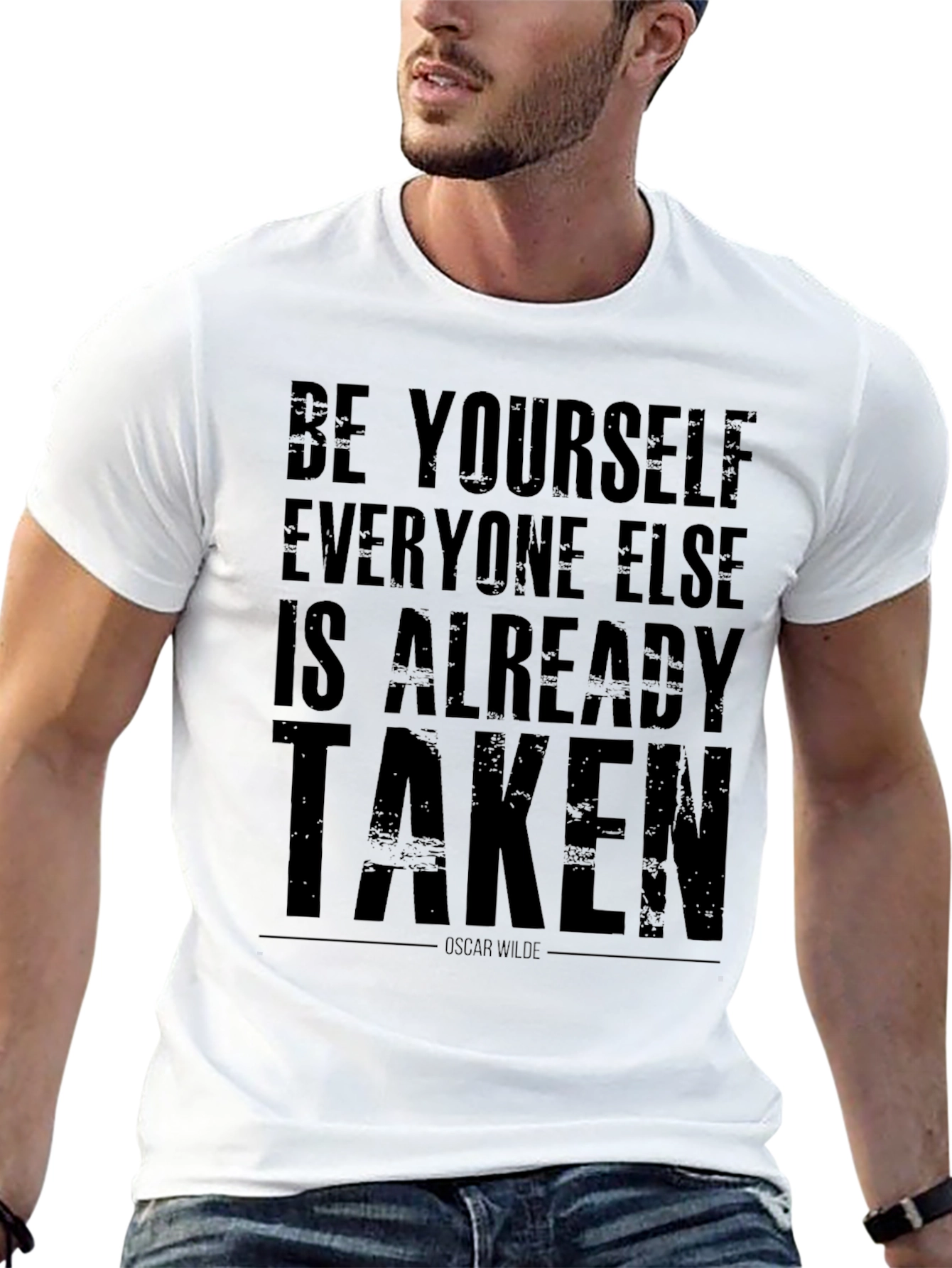 Be Yourself T-Shirt - Oscar Wilde Quote