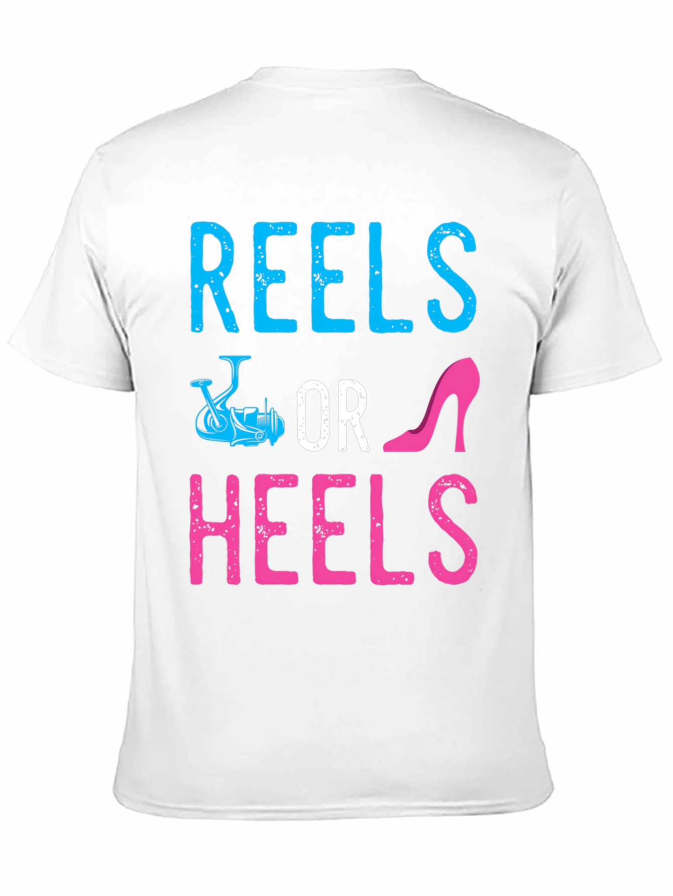Reels or Heels Gender Reveal T-Shirt