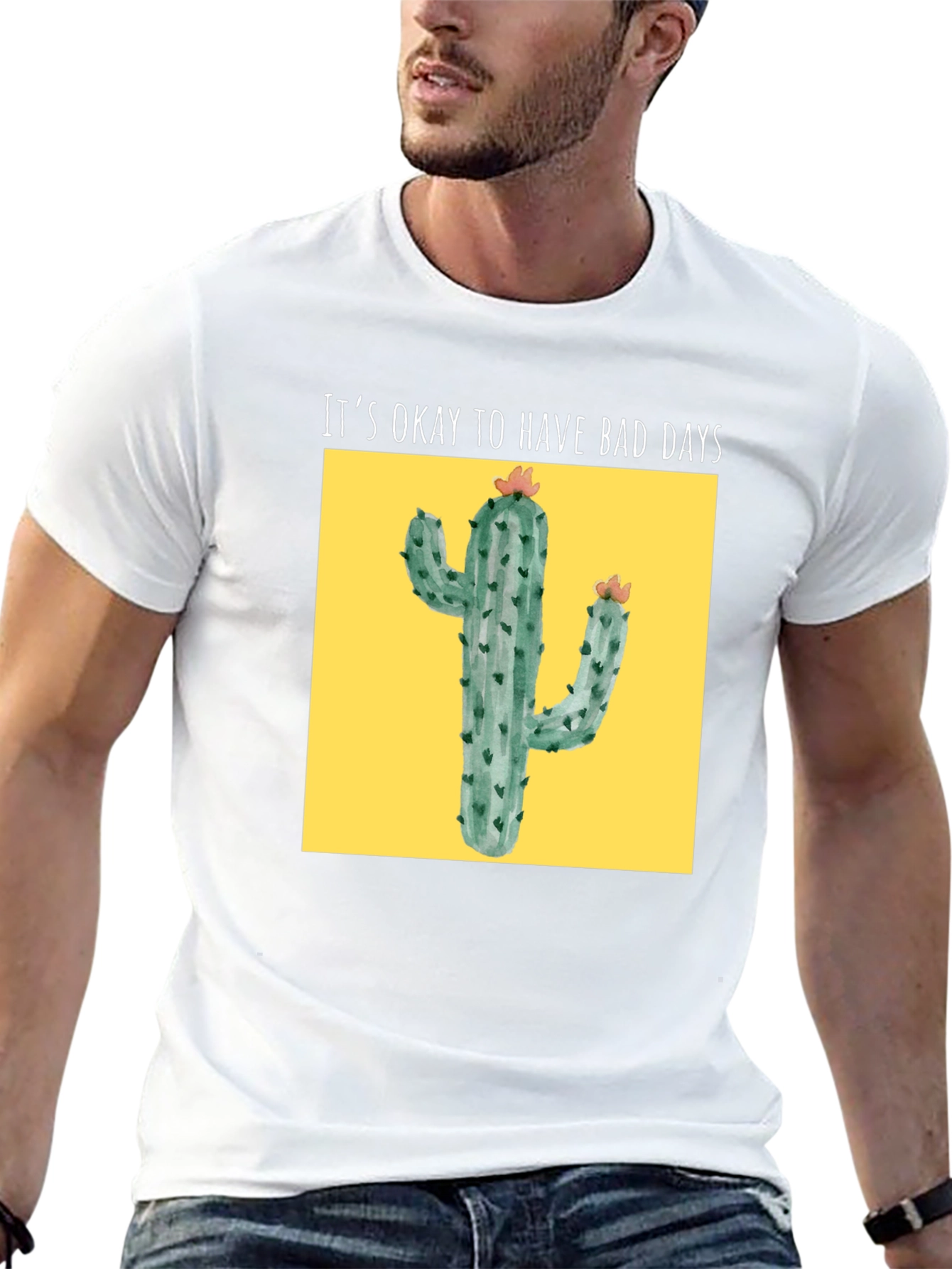 Cactus Bad Days T-Shirt - Comfort & Style