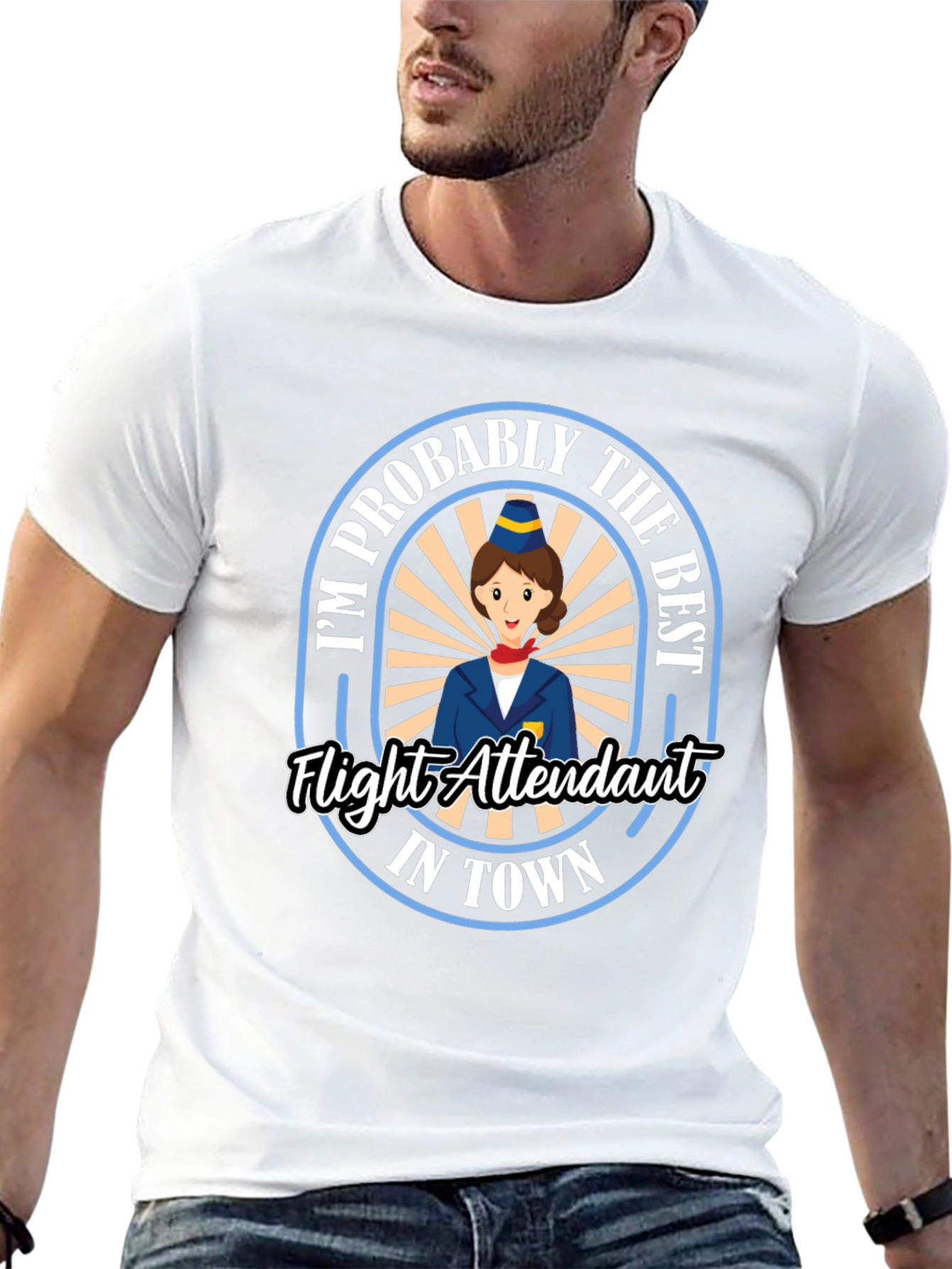 Best Flight Attendant T-Shirt