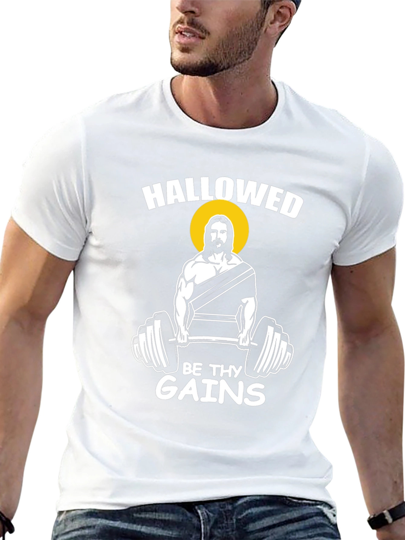 Hallowed Be Thy Gains Graphic Tee