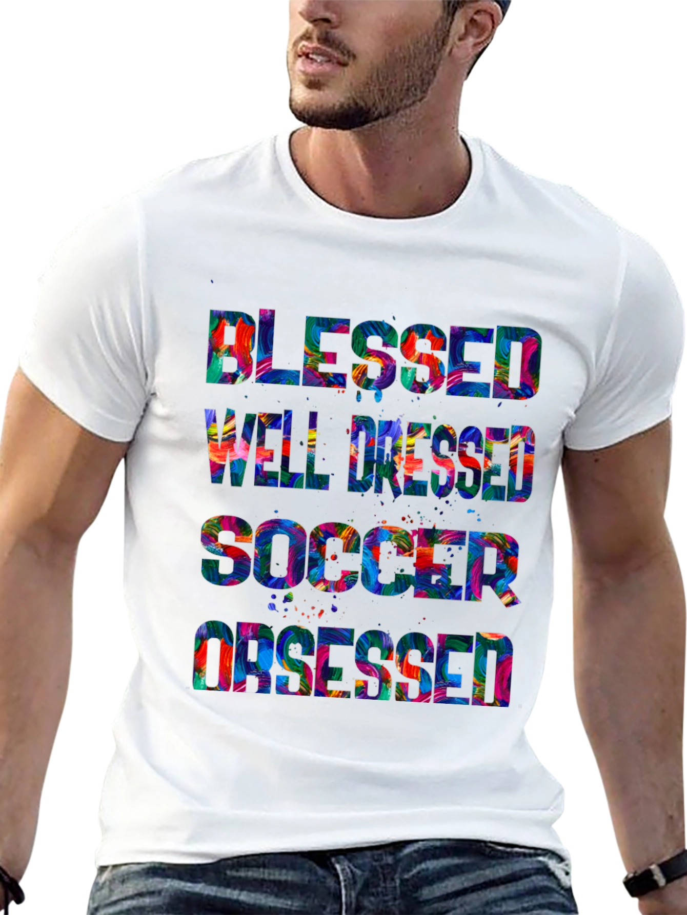 Blessed Well Dressed Soccer Obsessed T-Shirt
