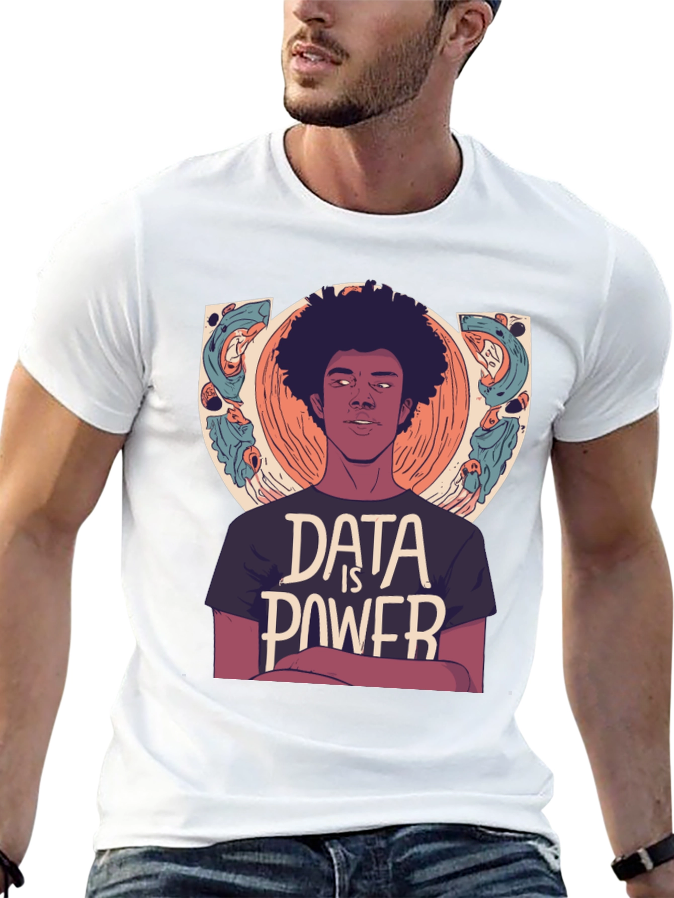 Data is Power Graphic T-Shirt