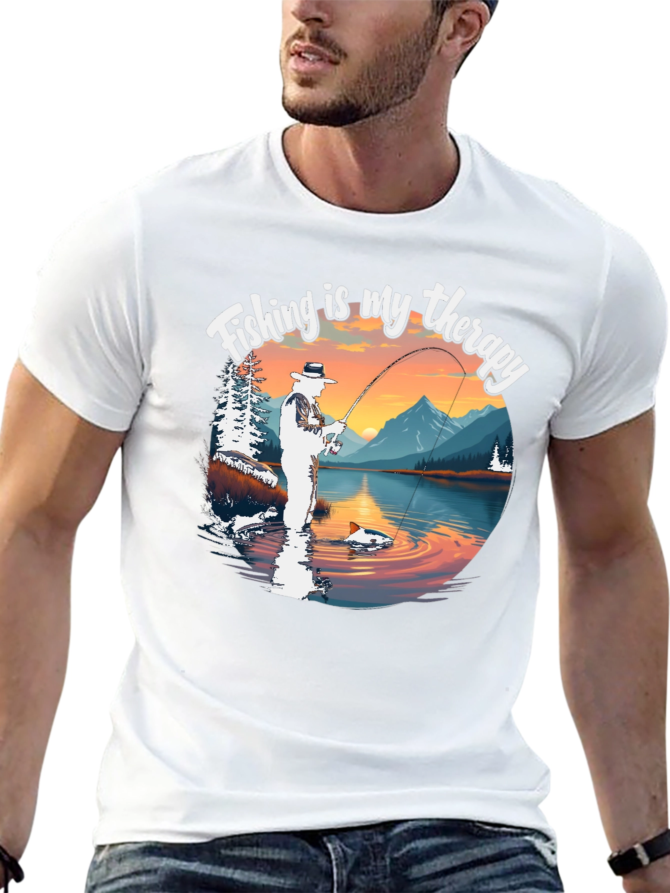 Fishing is My Therapy T-Shirt
