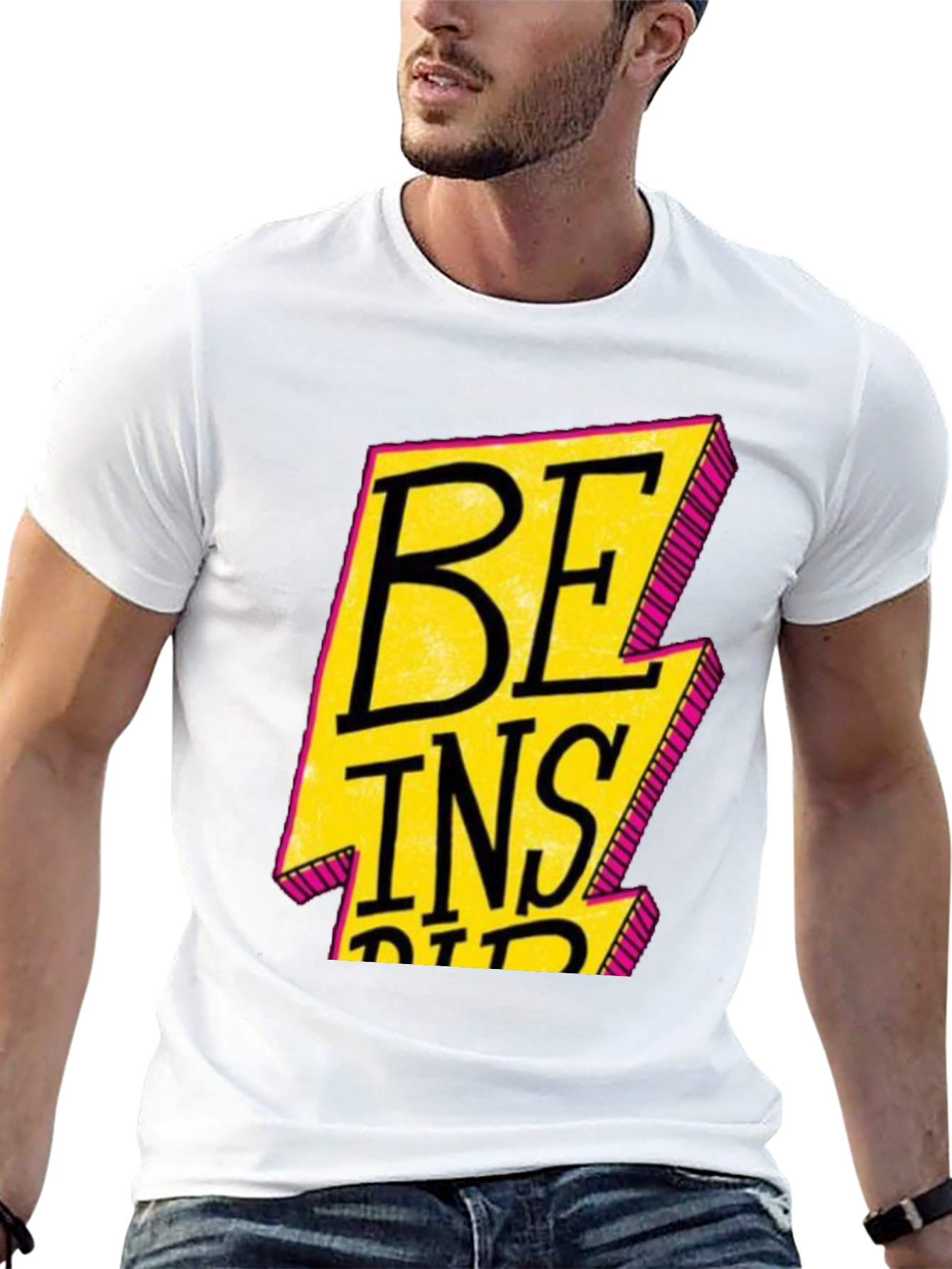 Be Inspired Black Graphic Tee