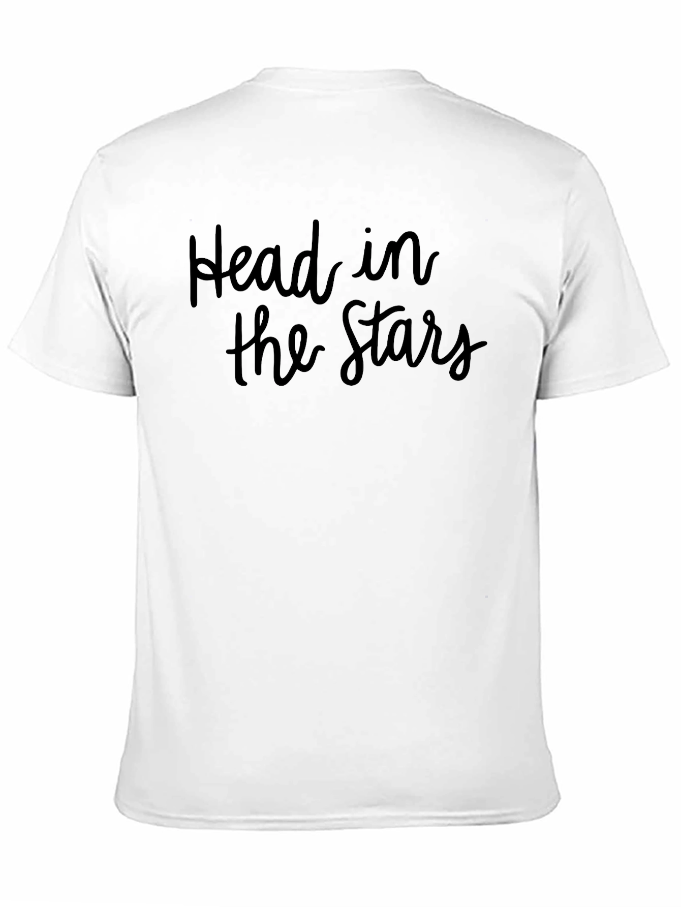 Head in the Stars Black Graphic Tee