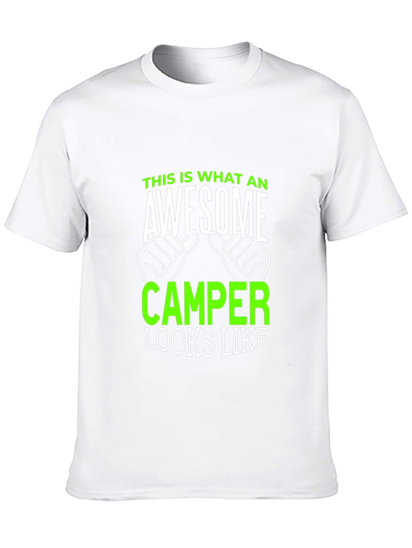 Awesome Camper T-Shirt - Gift for Camping Lovers