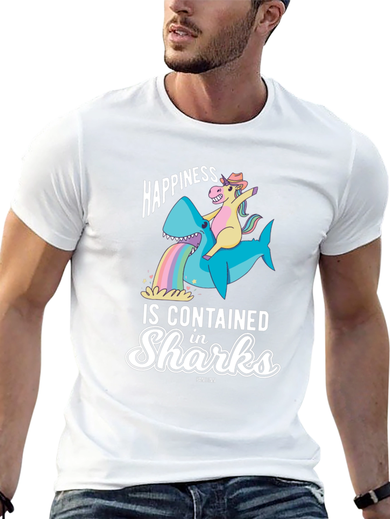 Happiness in Sharks T-Shirt