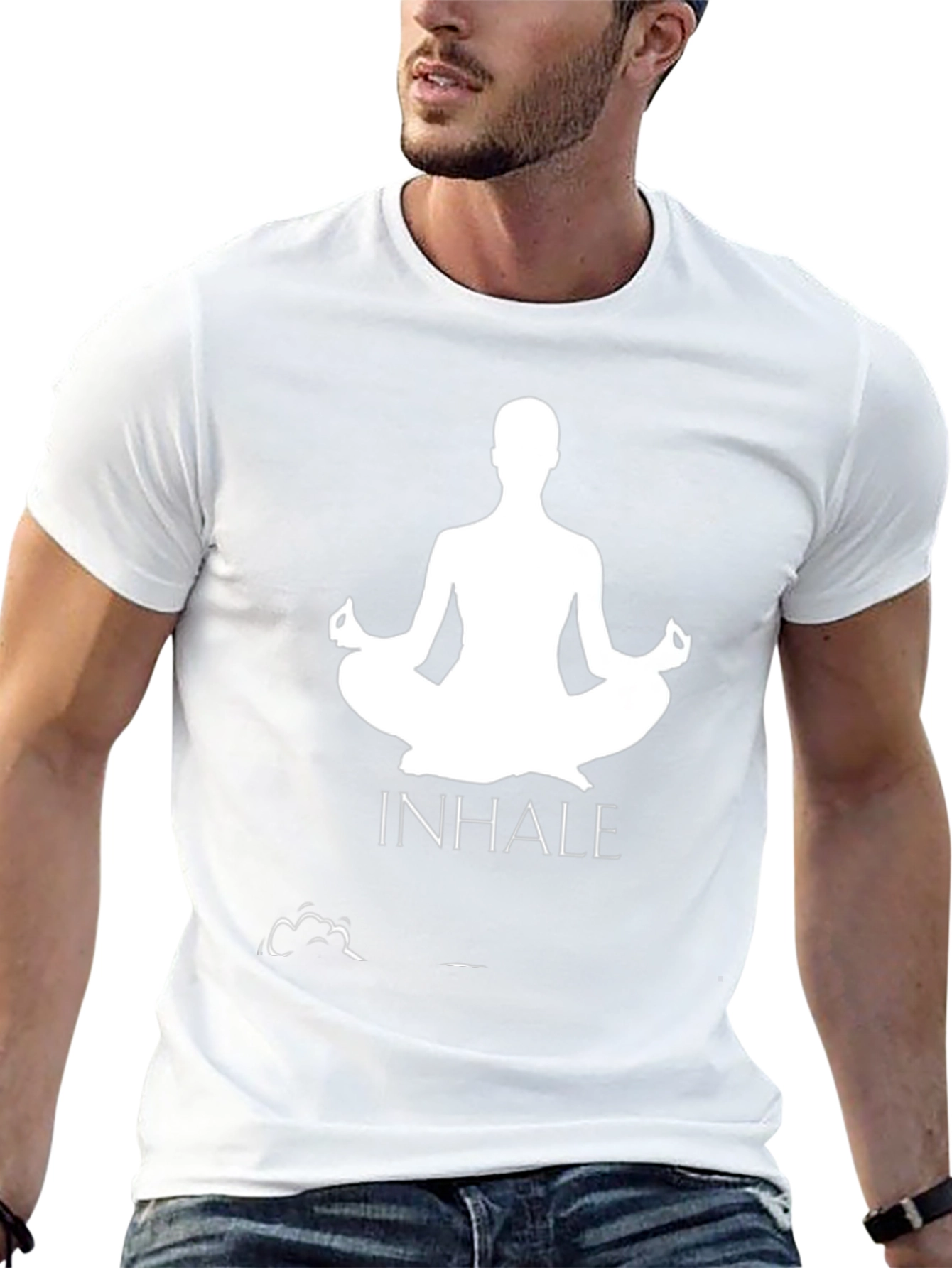 Inhale Yoga Meditation Graphic Tee
