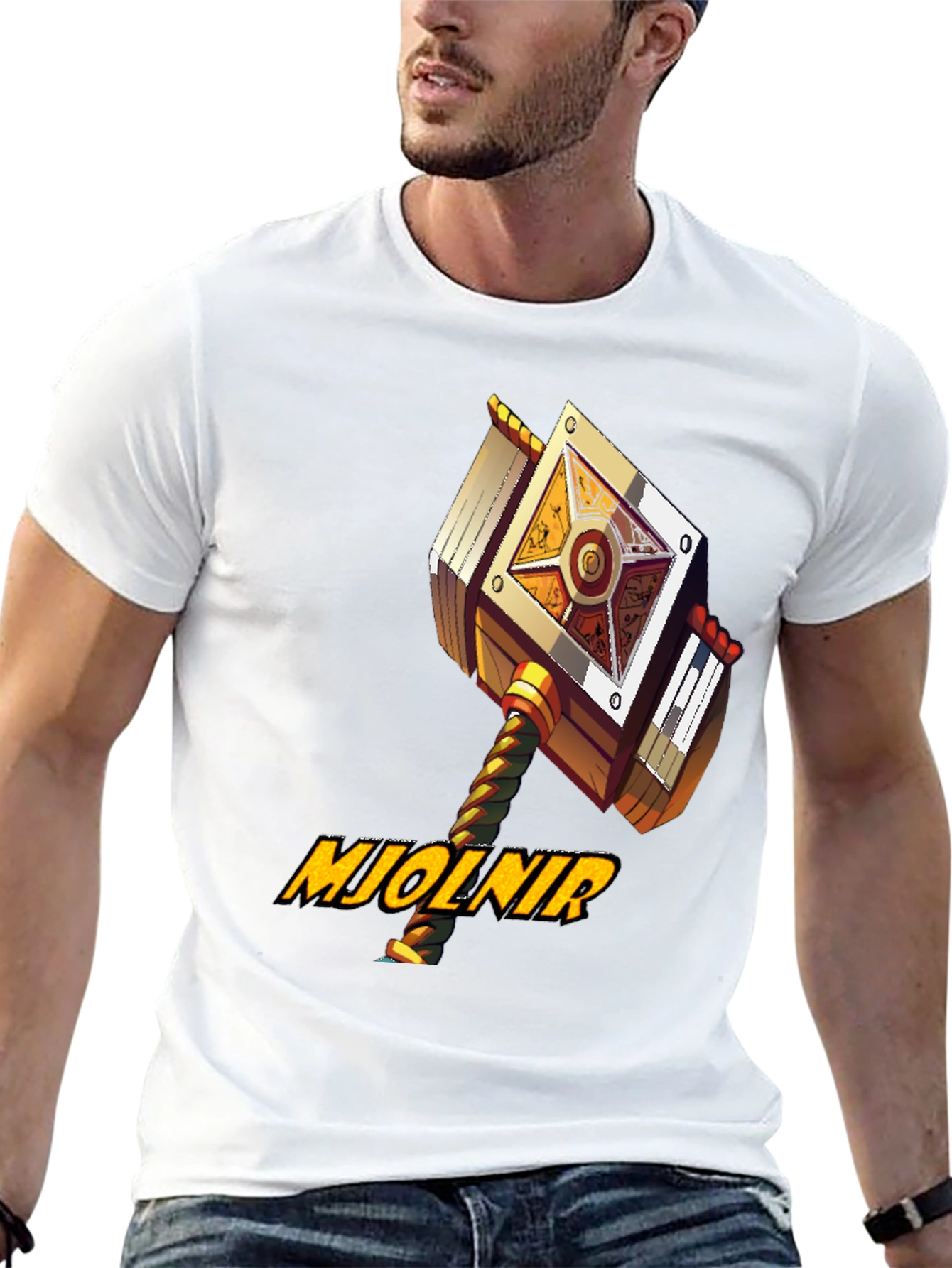 Mjolnir Hammer Graphic T-Shirt