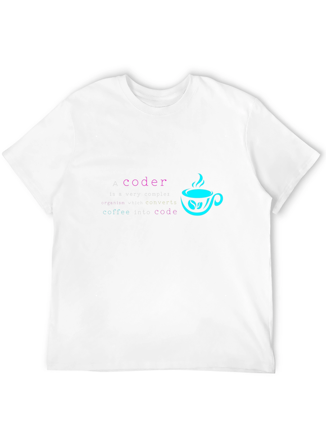 Coder Coffee T-Shirt - Turn Coffee into Code!