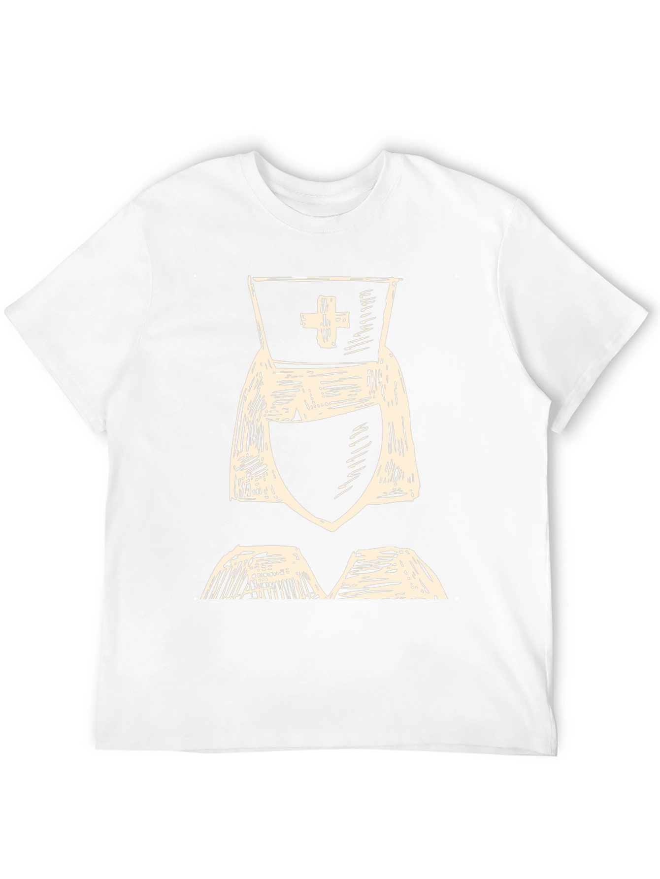 Nurse Sketch Graphic Tee - Healthcare Hero T-Shirt