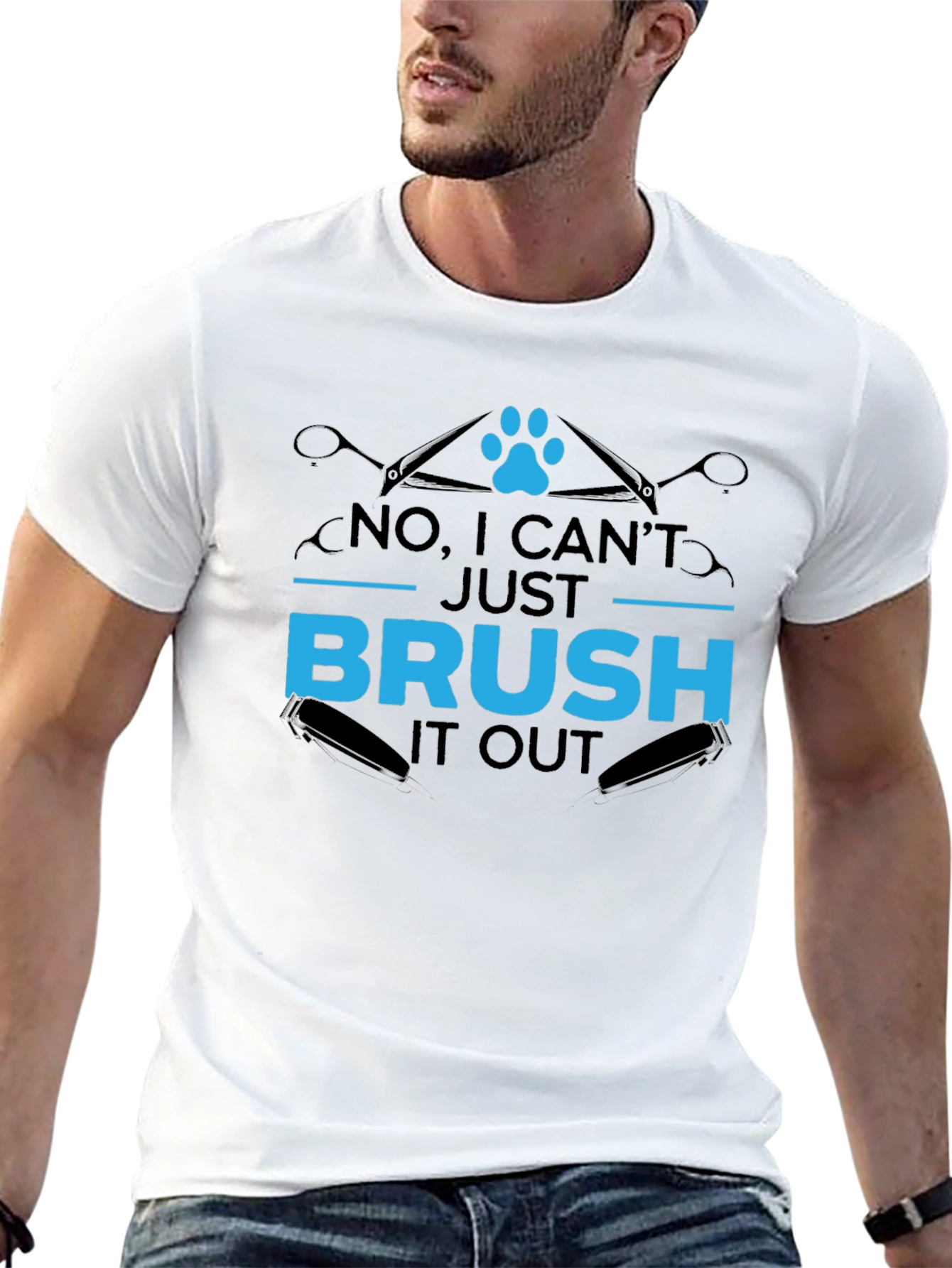 Brush It Out Pet Groomer T-Shirt