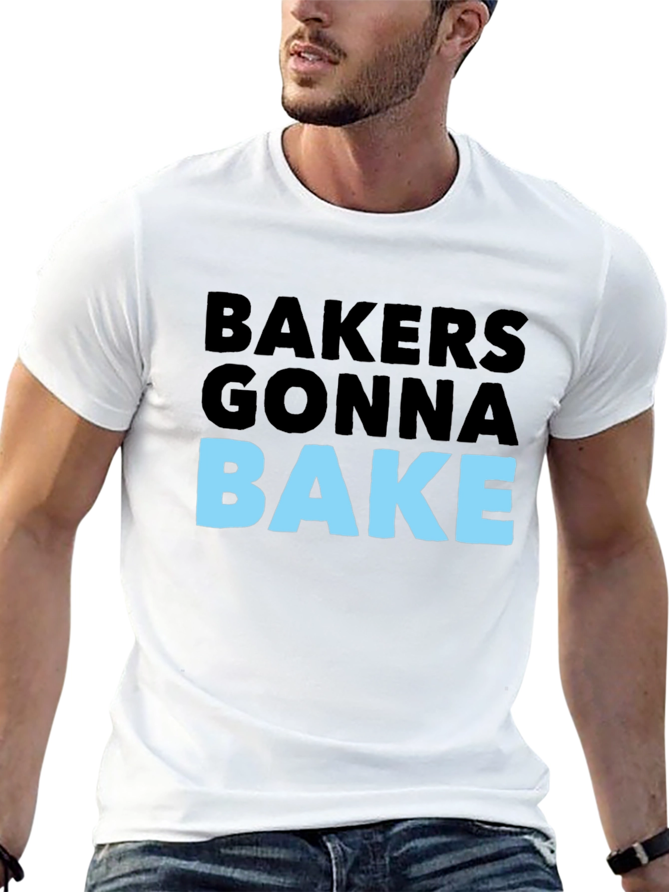 Bakers Gonna Bake Graphic Tee - Funny Baking T-Shirt