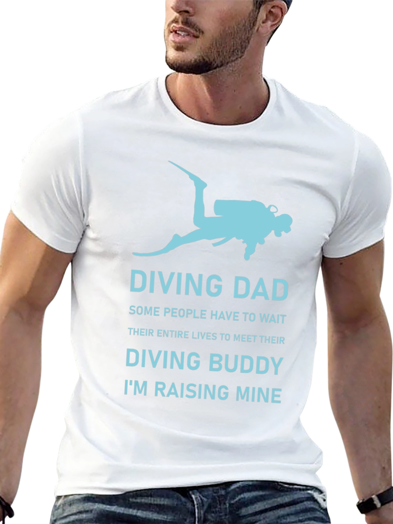 Diving Dad T-Shirt - Scuba Diver Buddy Tee
