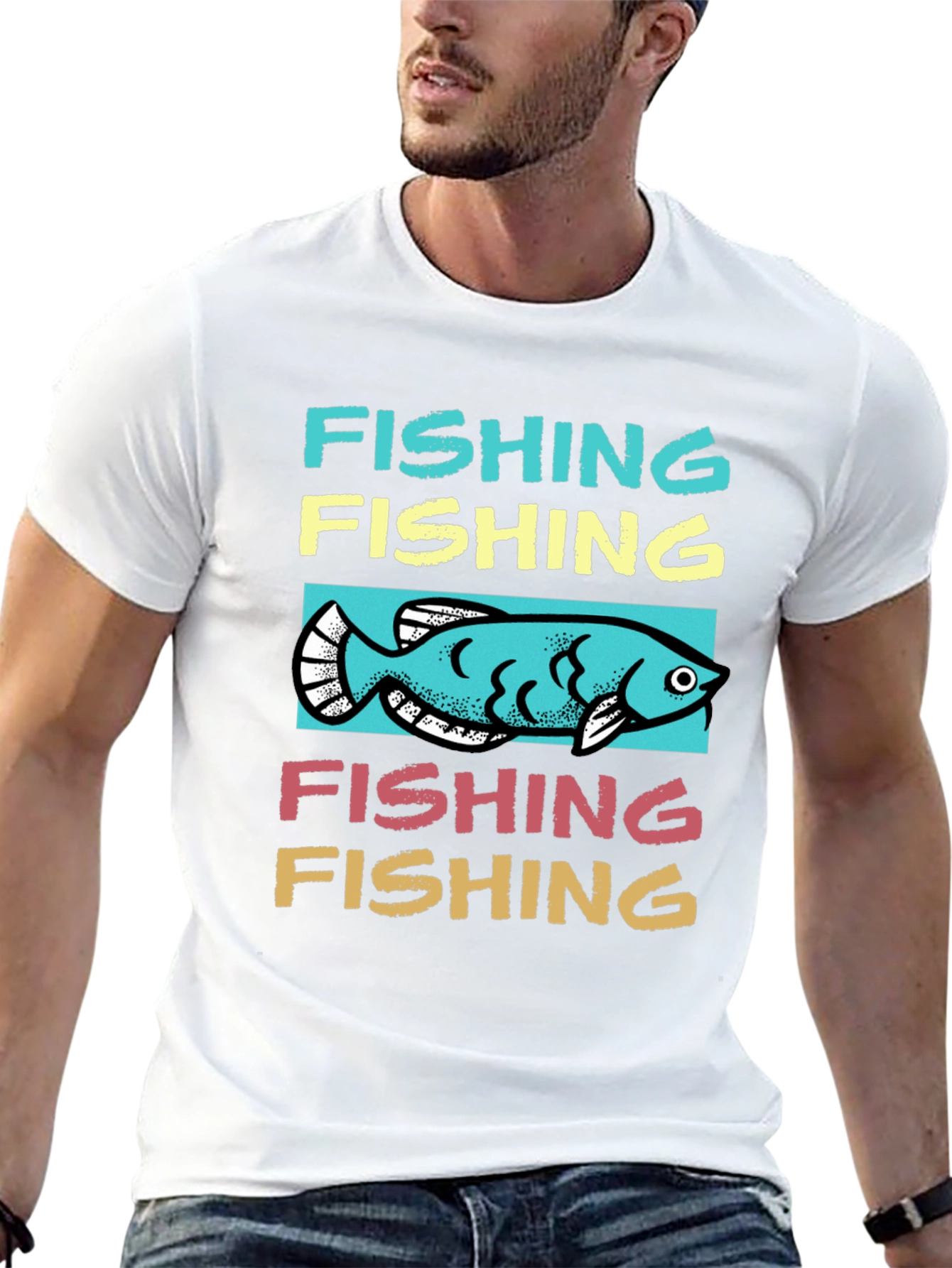 Fishing Graphic Tee - Stylish Fisherman Shirt