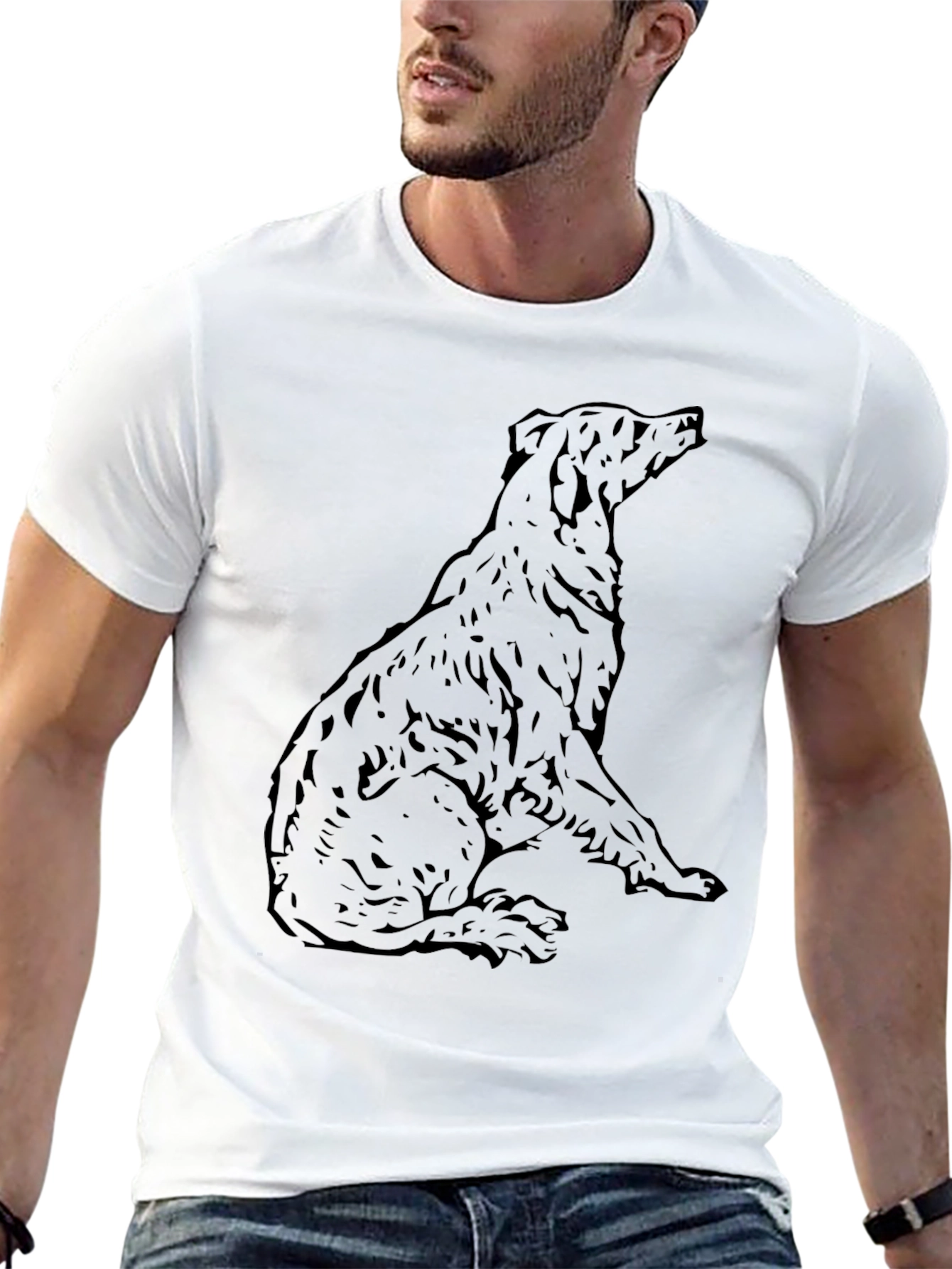 Black Bear Graphic Tee - Animal Lover Shirt