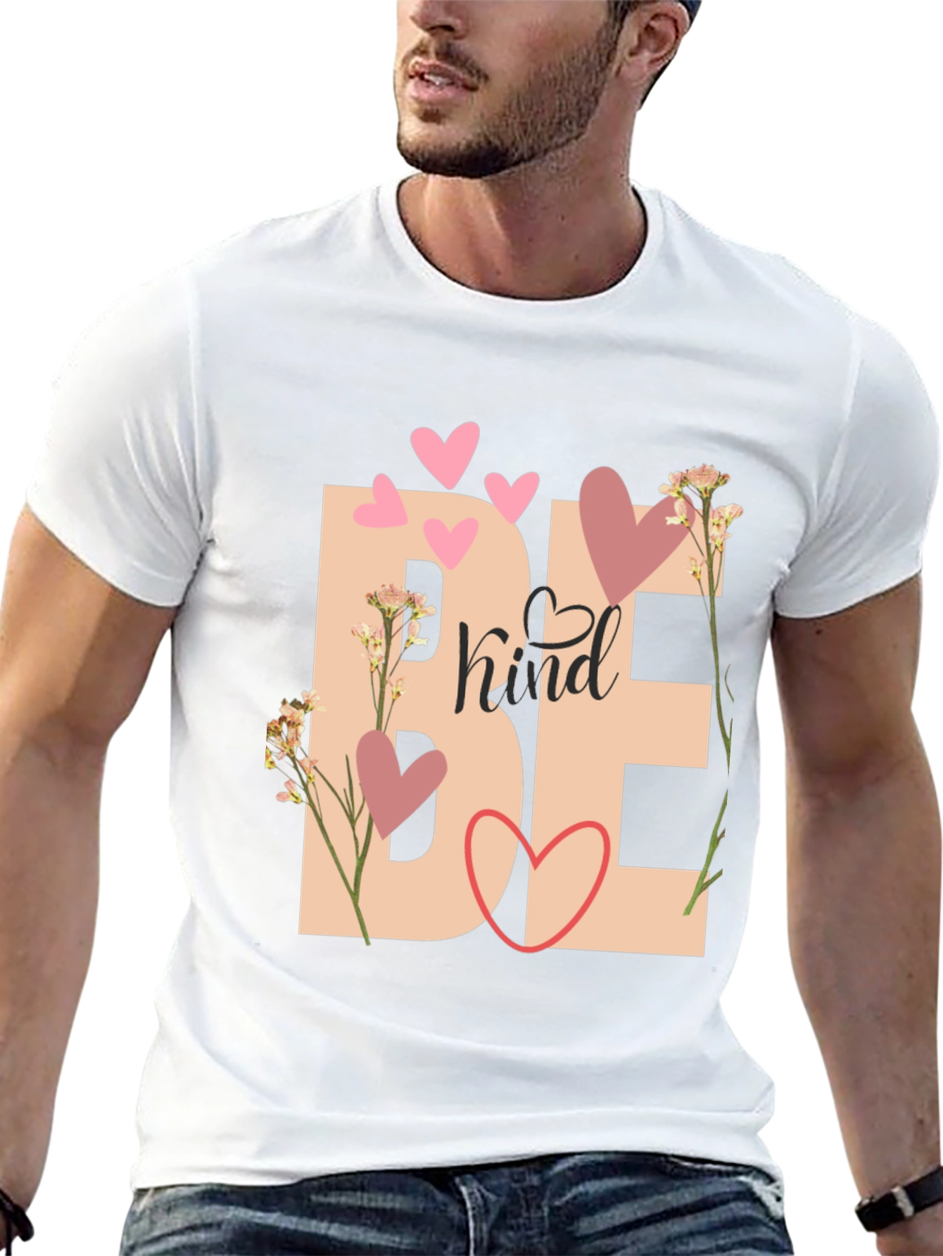 Be Kind Graphic Print T-Shirt