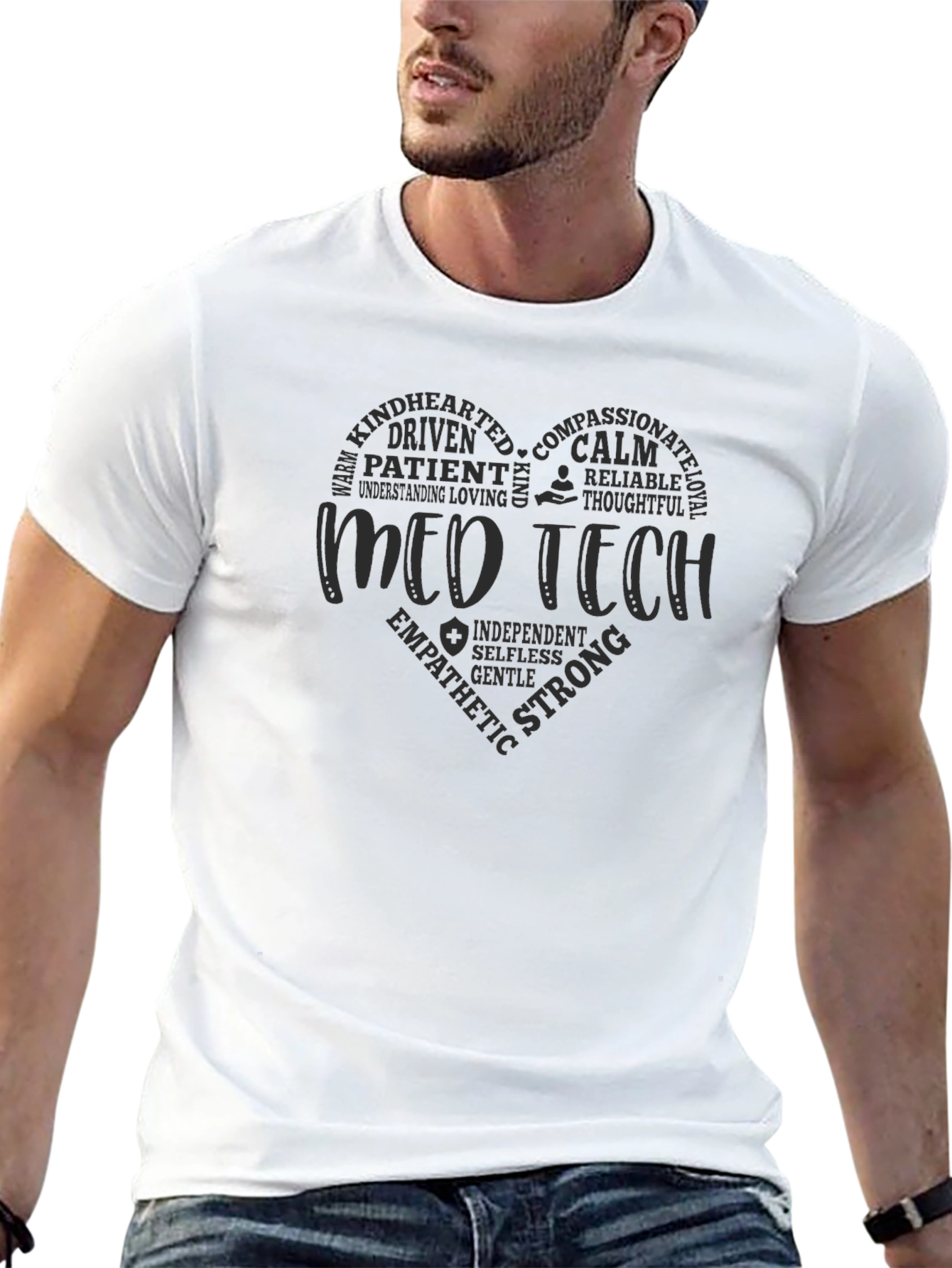 Med Tech Heart T-Shirt - Appreciation Gift